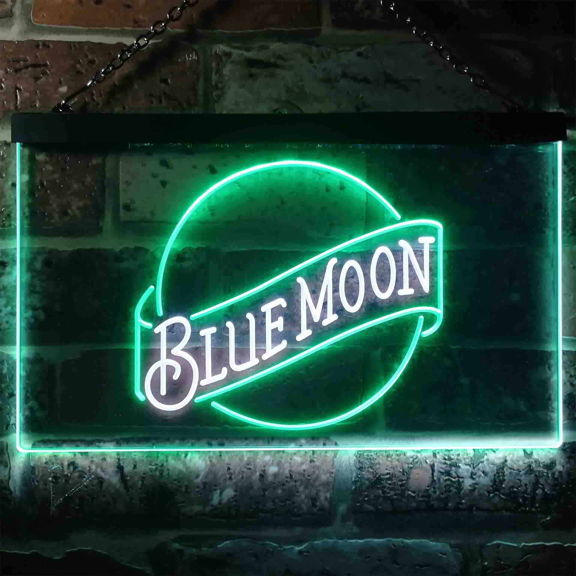 Blue Moon Beer Bar Neon Light LED Sign - Image 10