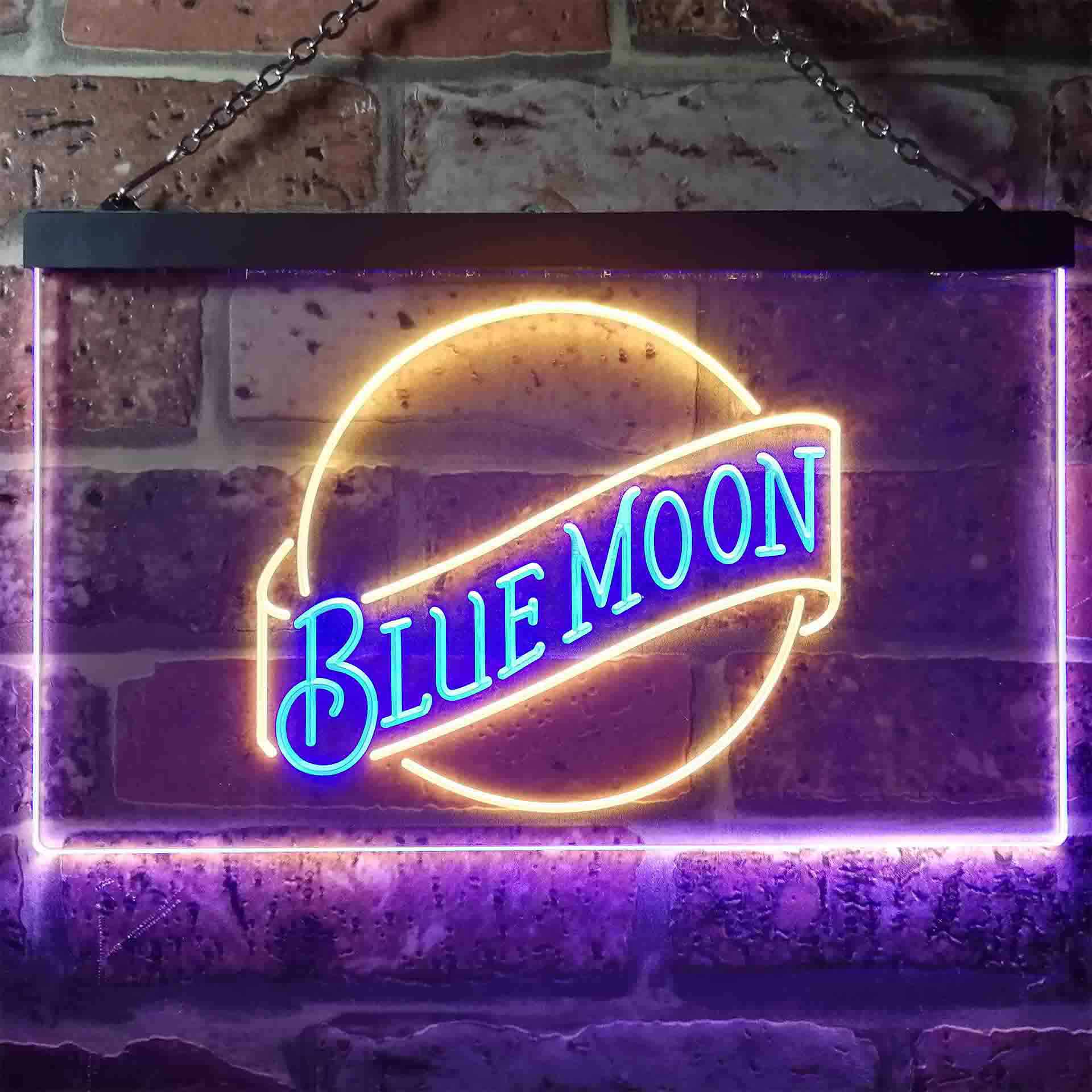 Blue Moon Beer Bar Neon Light LED Sign - Image 11