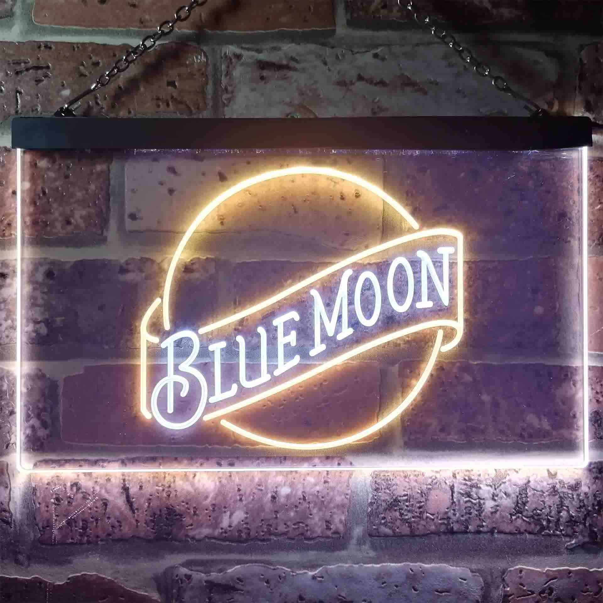 Blue Moon Beer Bar Neon Light LED Sign - Image 13