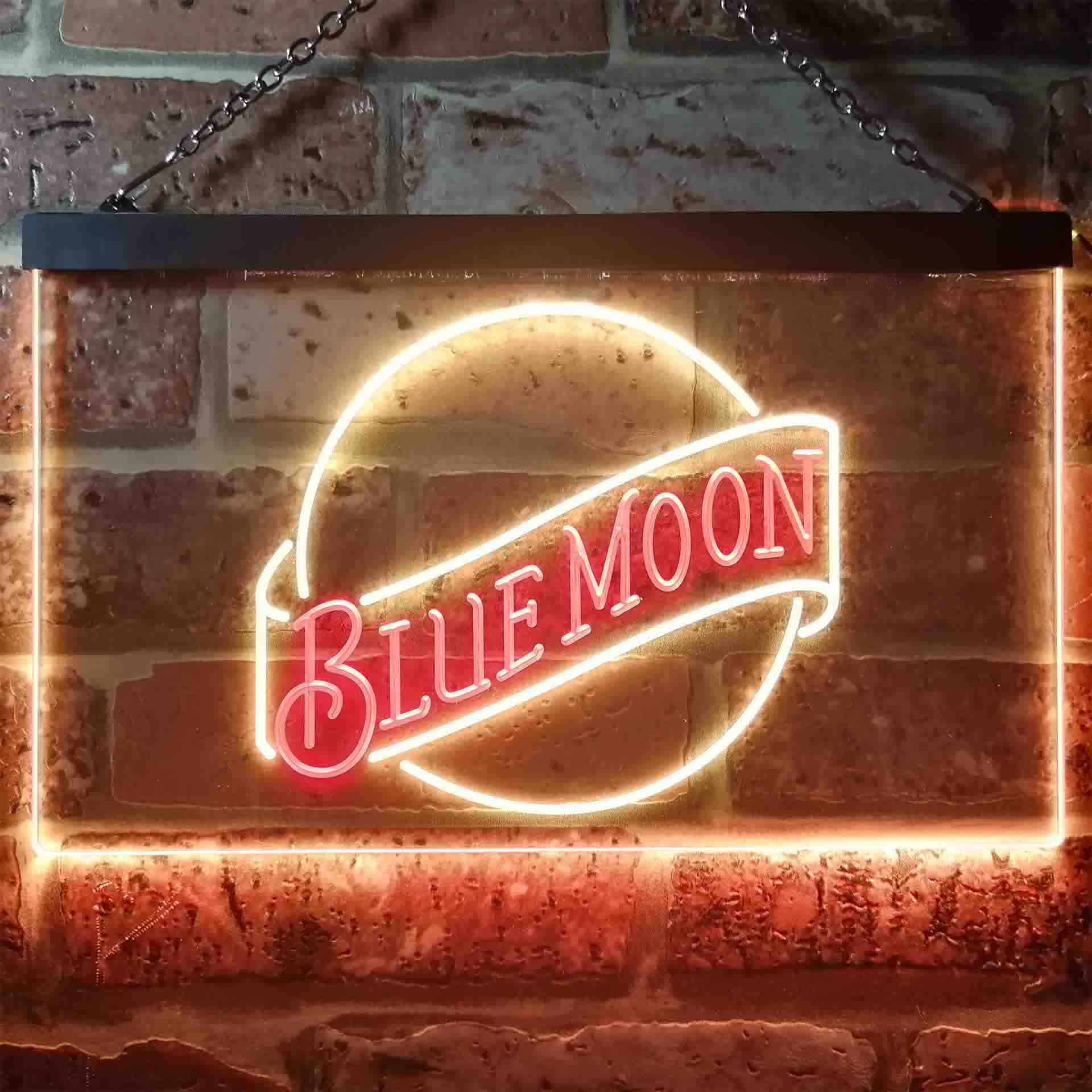 Blue Moon Beer Bar Neon Light LED Sign - Image 5