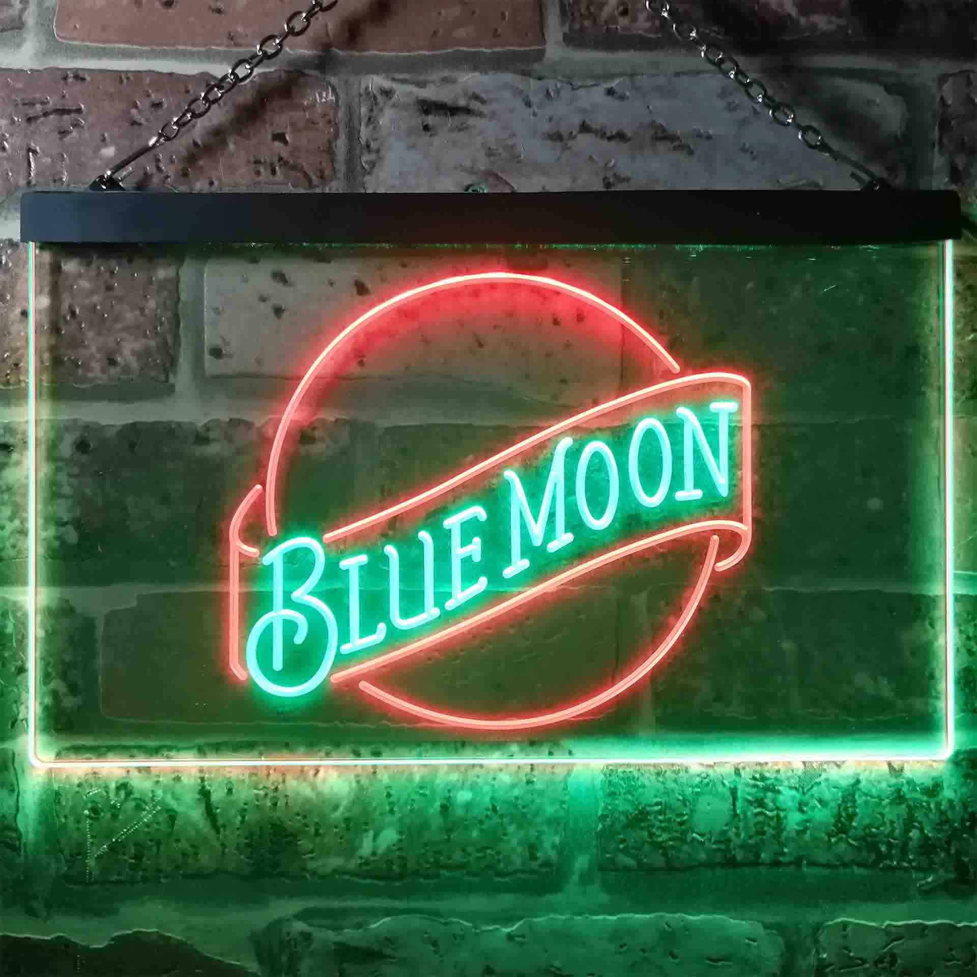 Blue Moon Beer Bar Neon Light LED Sign - Image 7