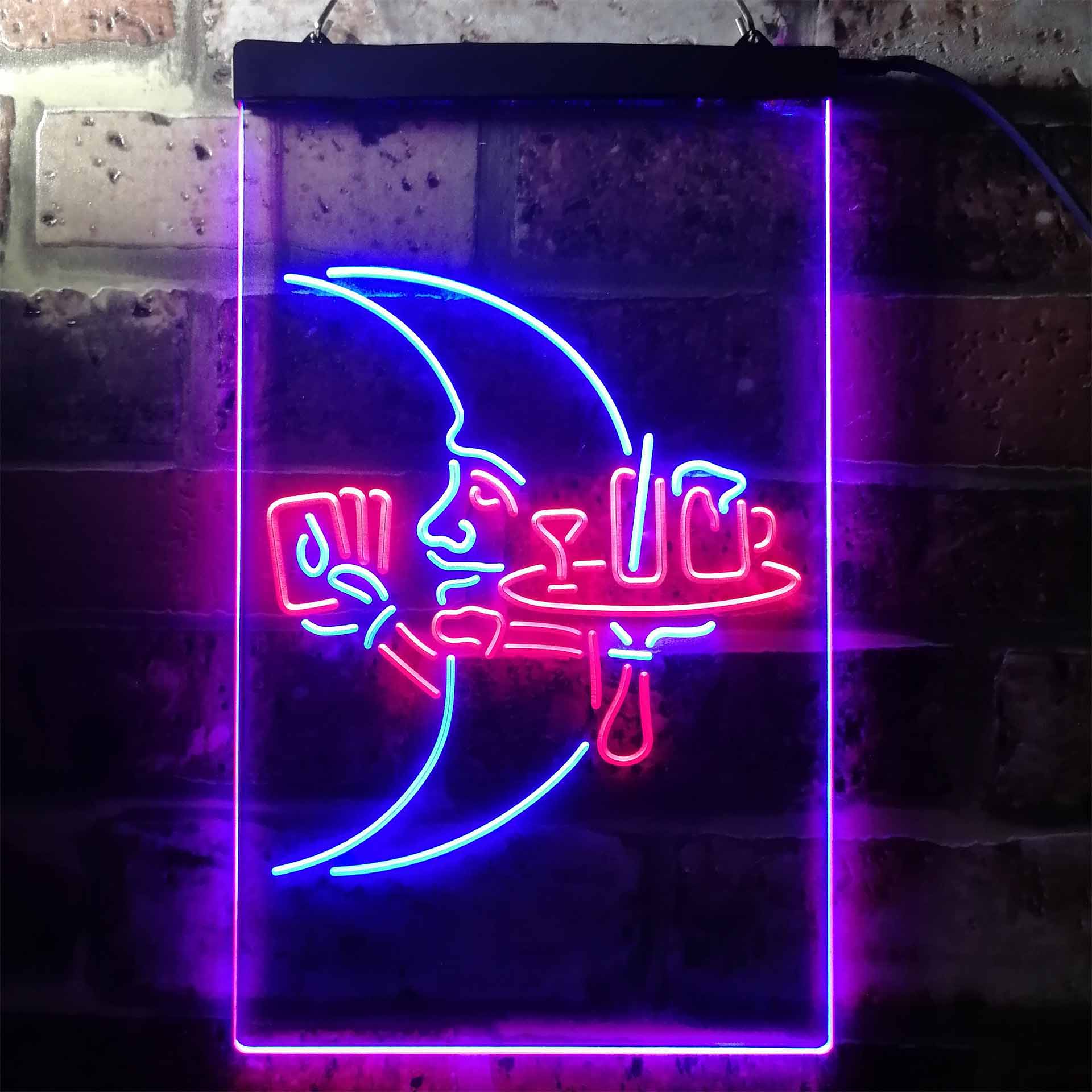 Blue Moon Beer Home Bar Neon Light LED Sign - Image 3
