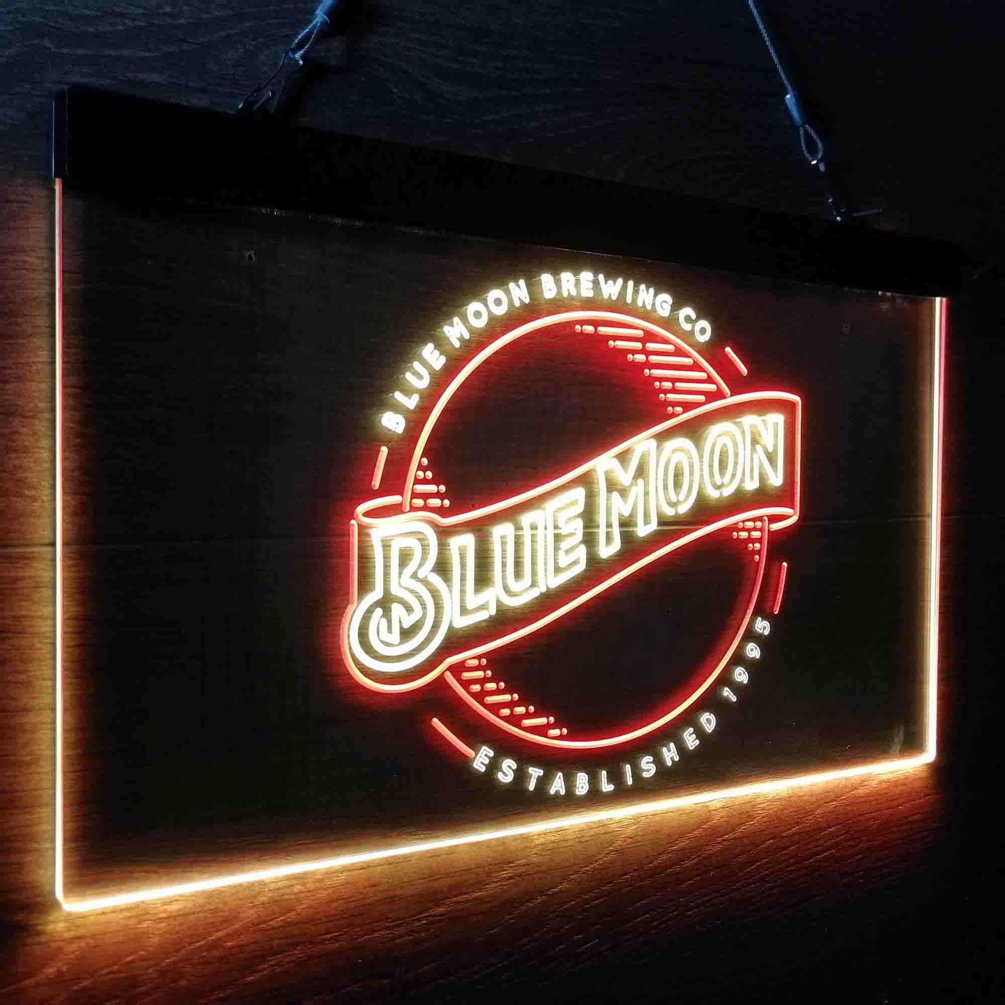 Blue Moon Brewing Company Est 1995 Neon-Like LED Sign - Image 20