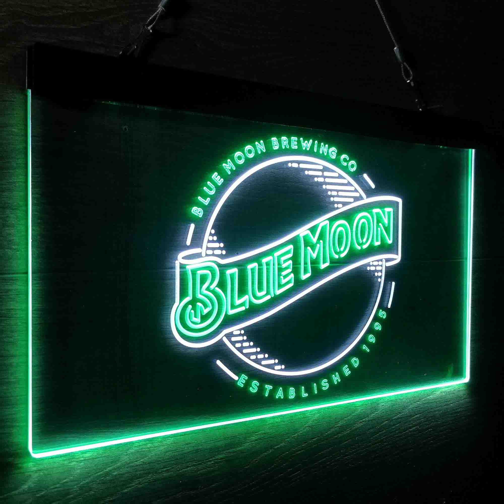 Blue Moon Brewing Company Est 1995 Neon-Like LED Sign - Image 22