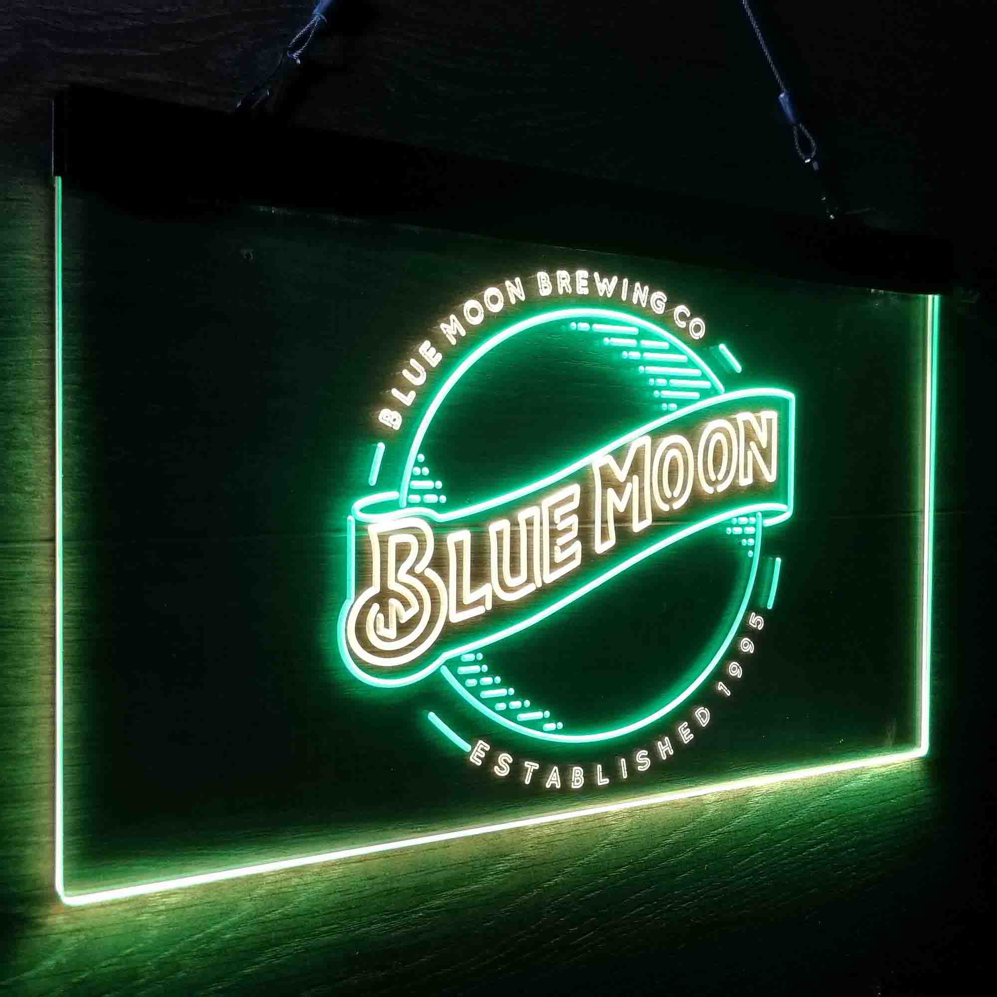Blue Moon Brewing Company Est 1995 Neon-Like LED Sign - Image 24