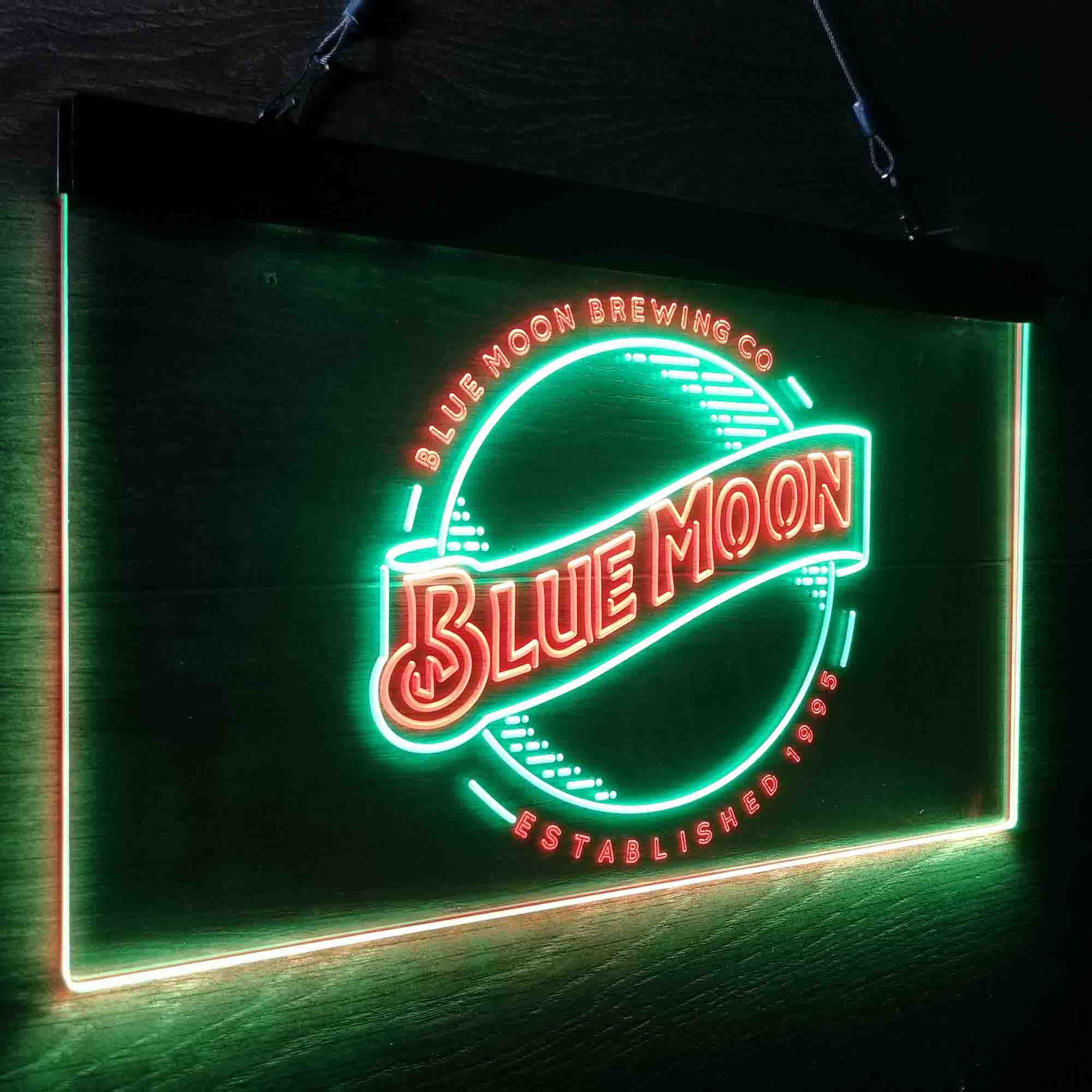 Blue Moon Brewing Company Est 1995 Neon-Like LED Sign - Image 25