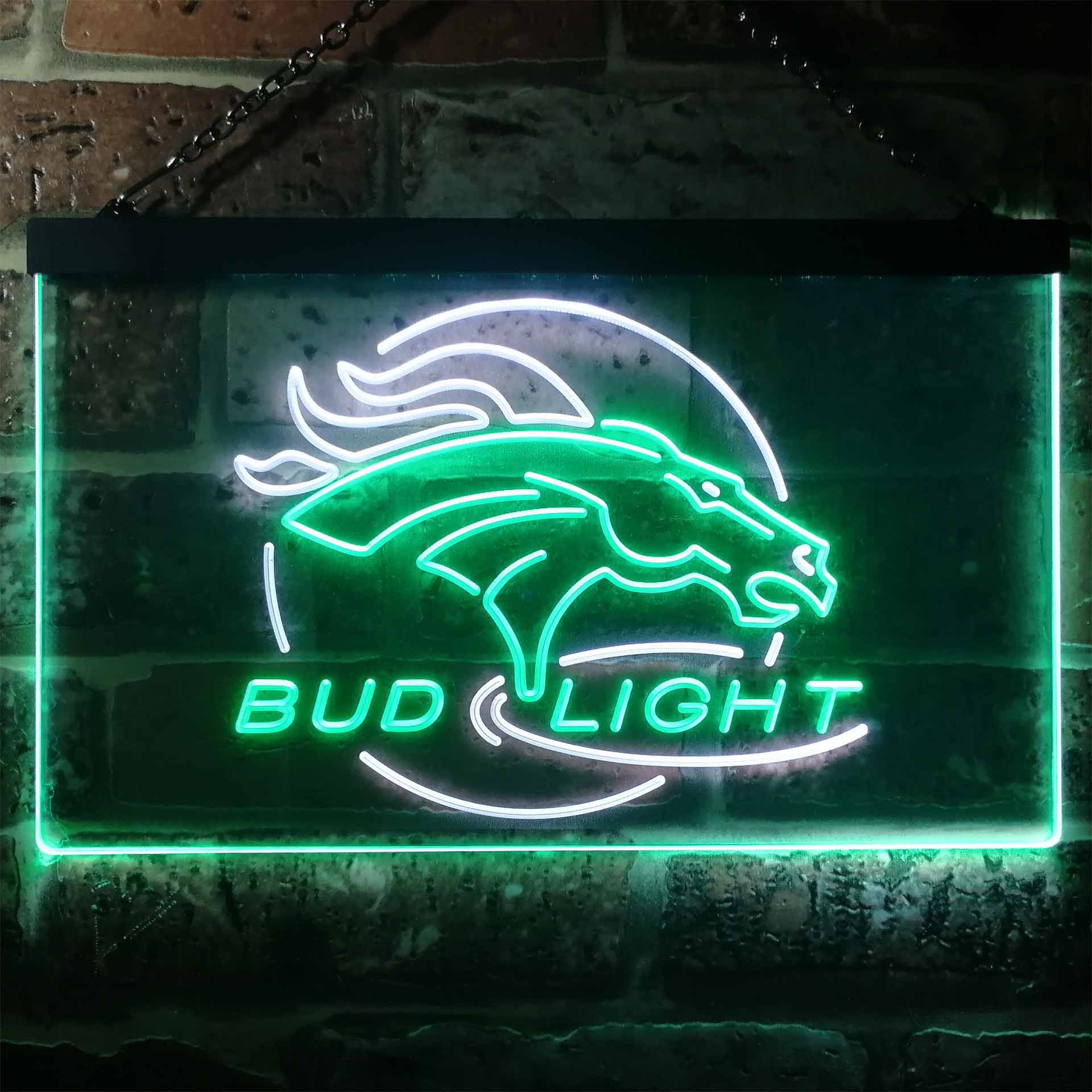 Denver Broncos Bud Light LED Neon Sign - Image 10