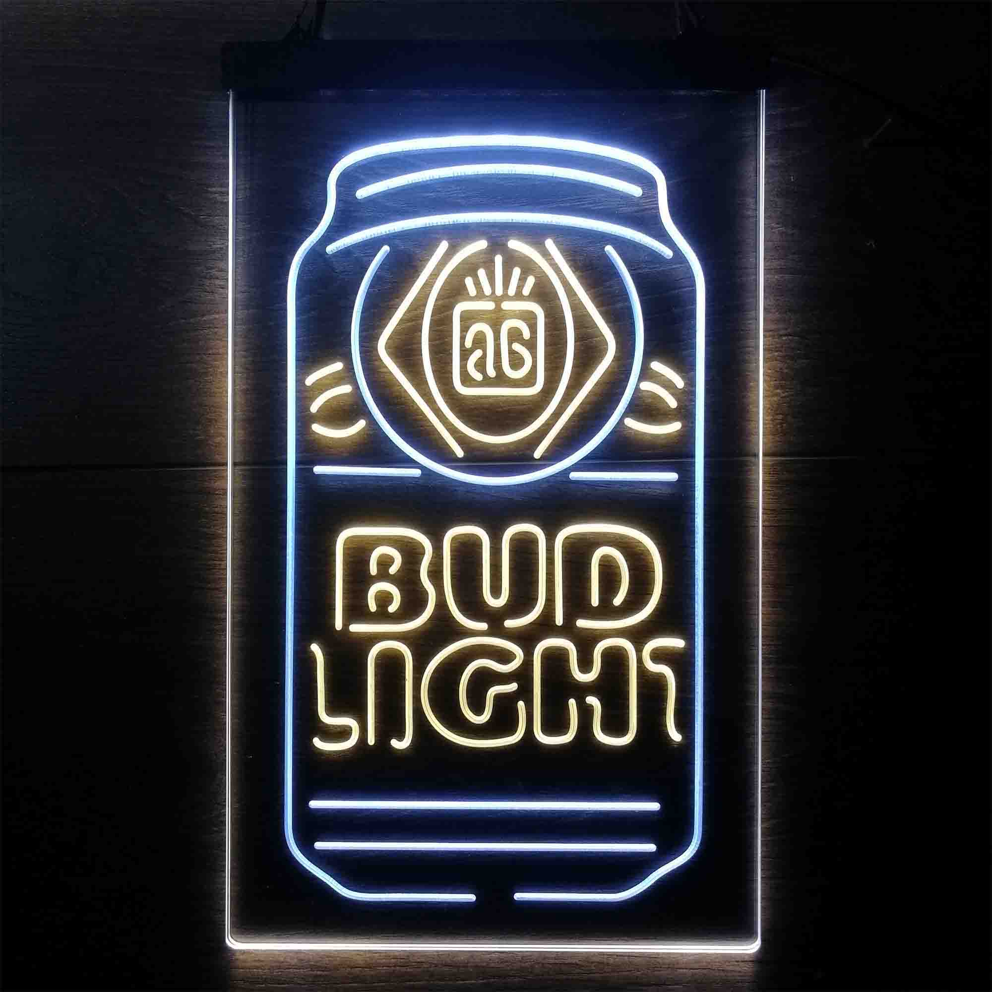 Bud Light Bottle Vertical Beer Neon-Like LED Sign - Image 10