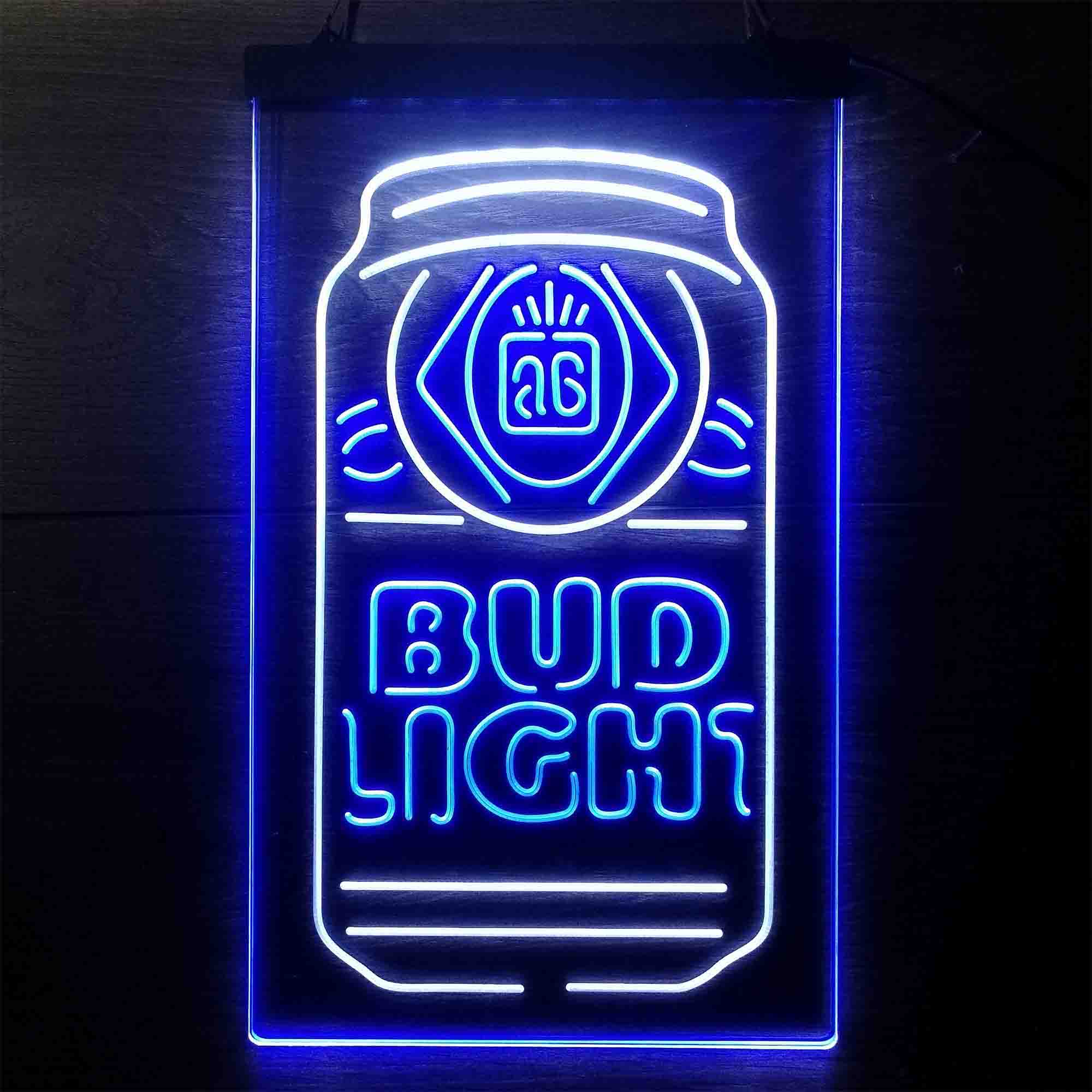 Bud Light Bottle Vertical Beer Neon-Like LED Sign - Image 11