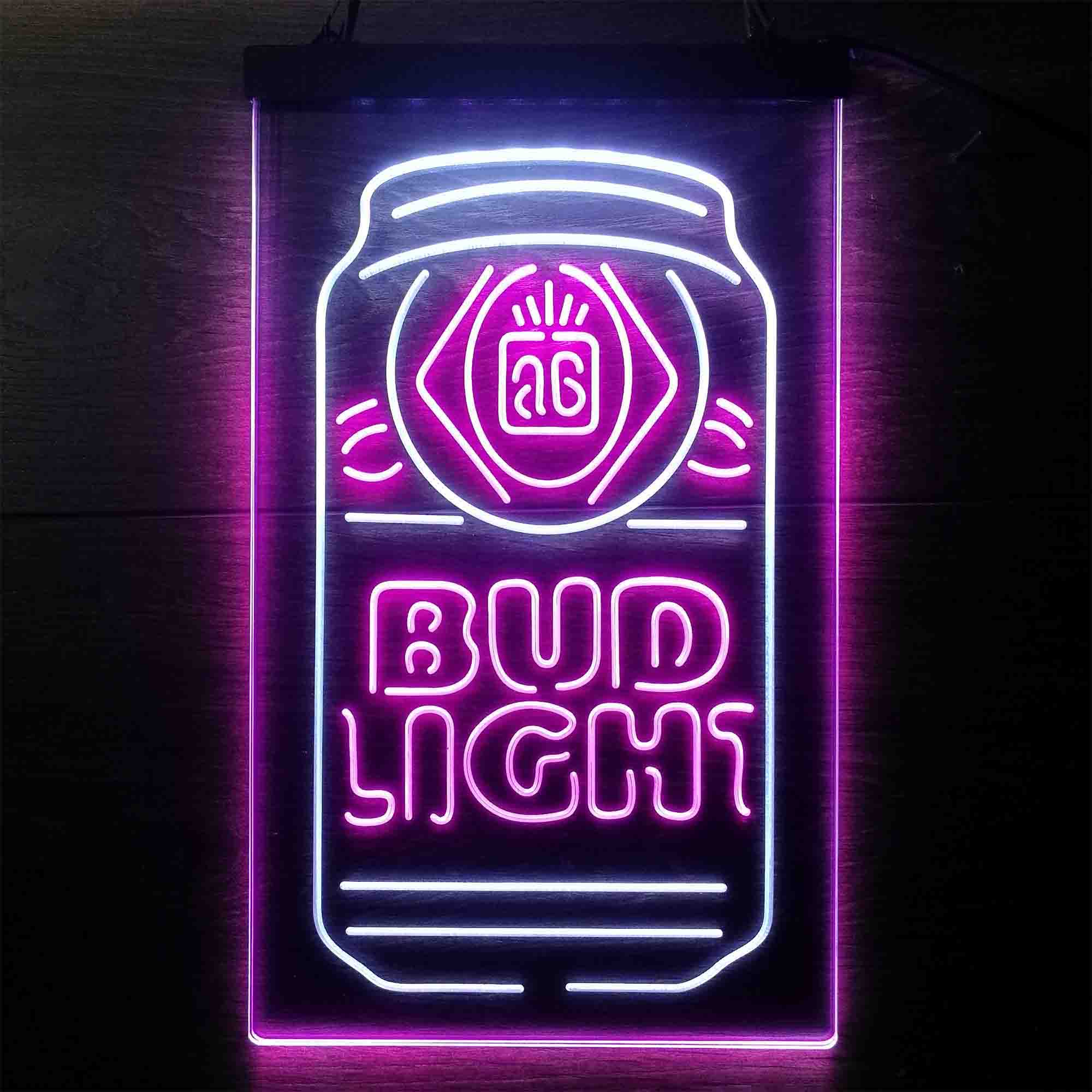 Bud Light Bottle Vertical Beer Neon-Like LED Sign - Image 13