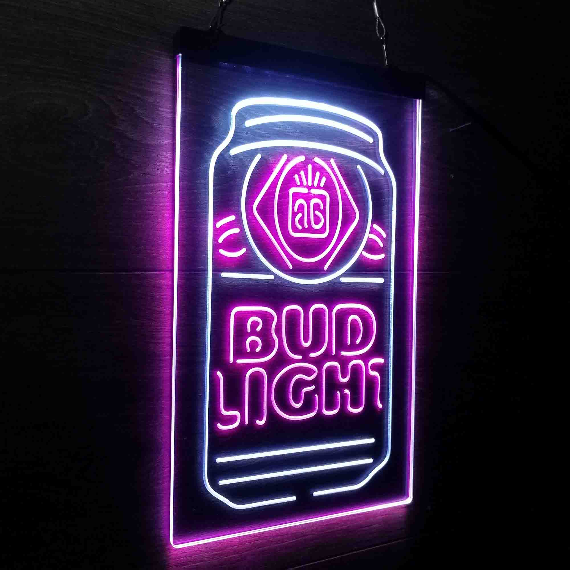 Bud Light Bottle Vertical Beer Neon-Like LED Sign - Image 26