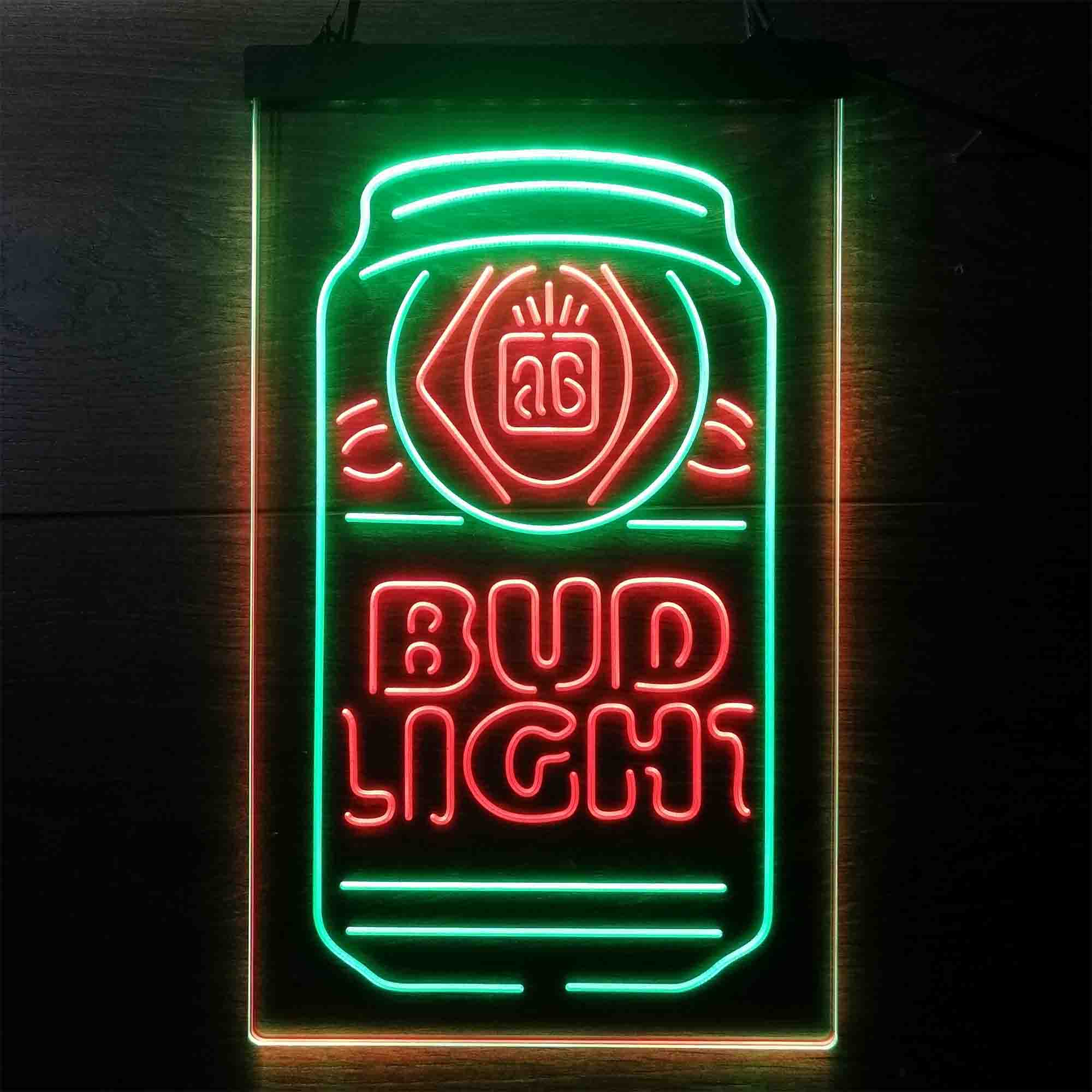 Bud Light Bottle Vertical Beer Neon-Like LED Sign - Image 4