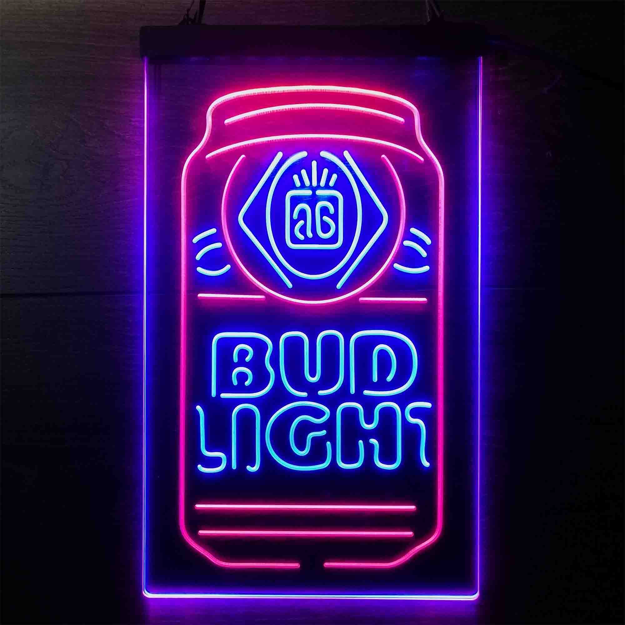 Bud Light Bottle Vertical Beer Neon-Like LED Sign - Image 5