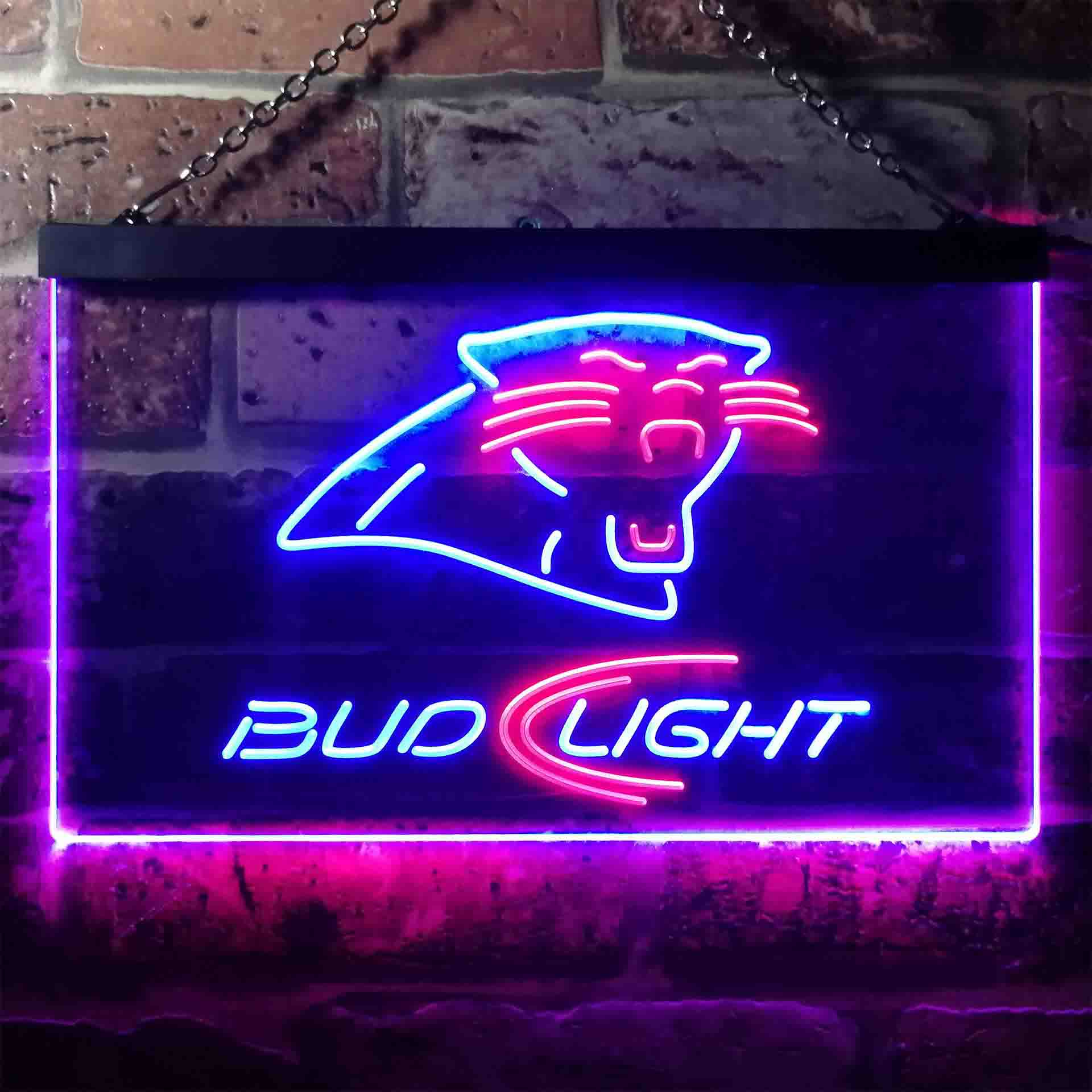 Carolina Panthers Bud Light LED Neon Sign - Image 10