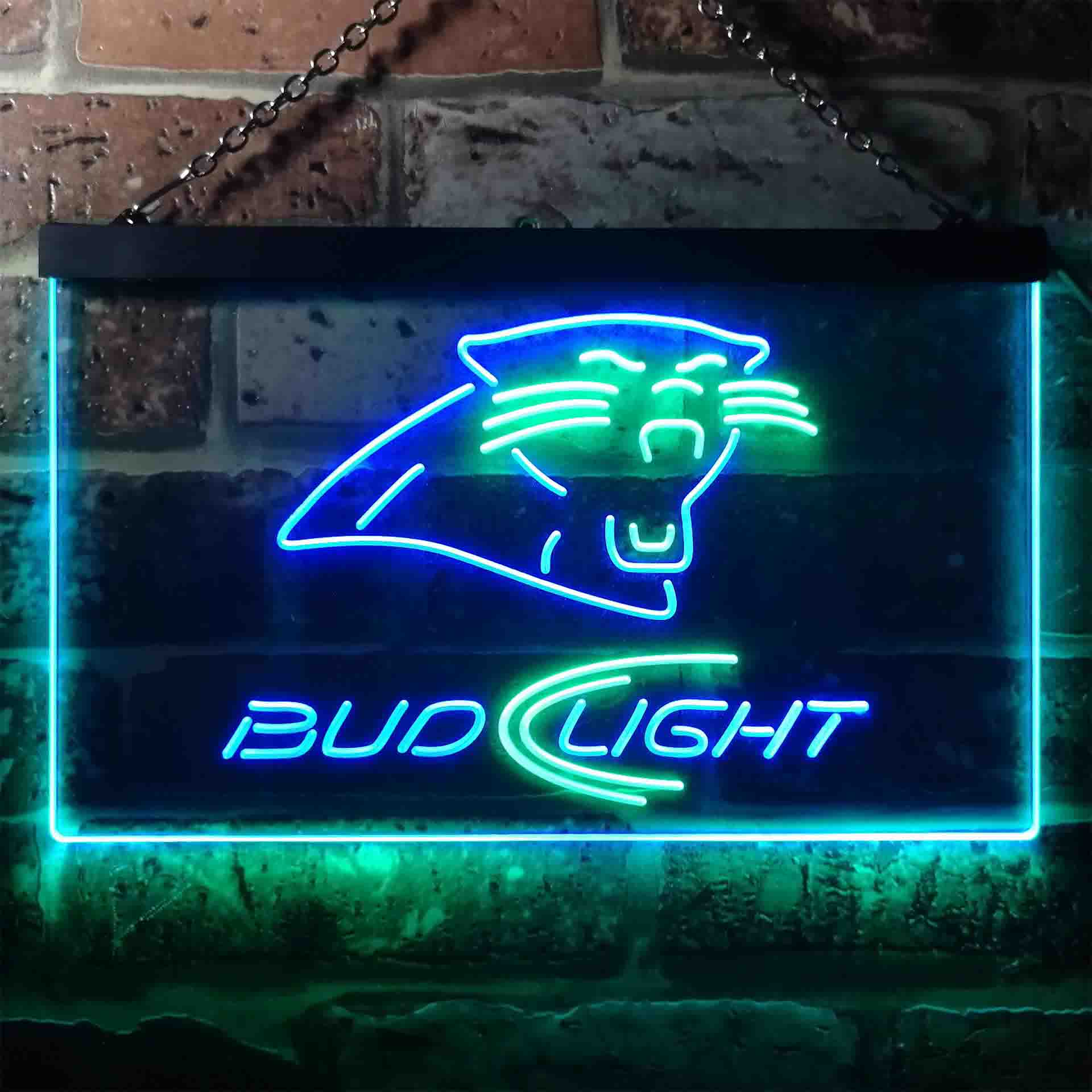 Carolina Panthers Bud Light LED Neon Sign - Image 11