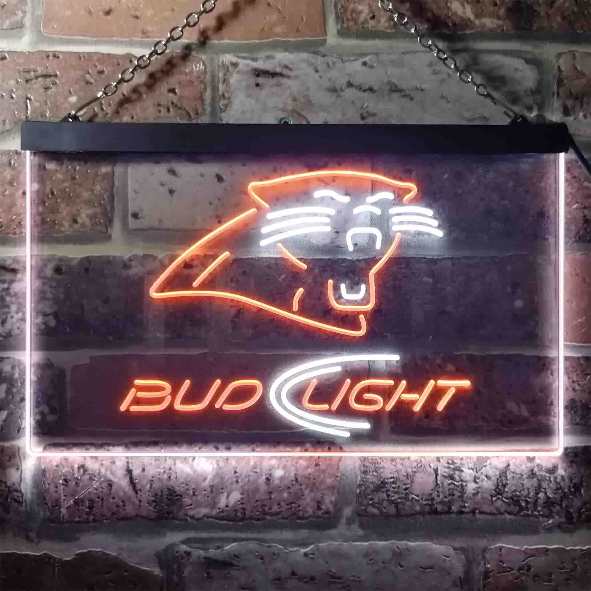 Carolina Panthers Bud Light LED Neon Sign - Image 12