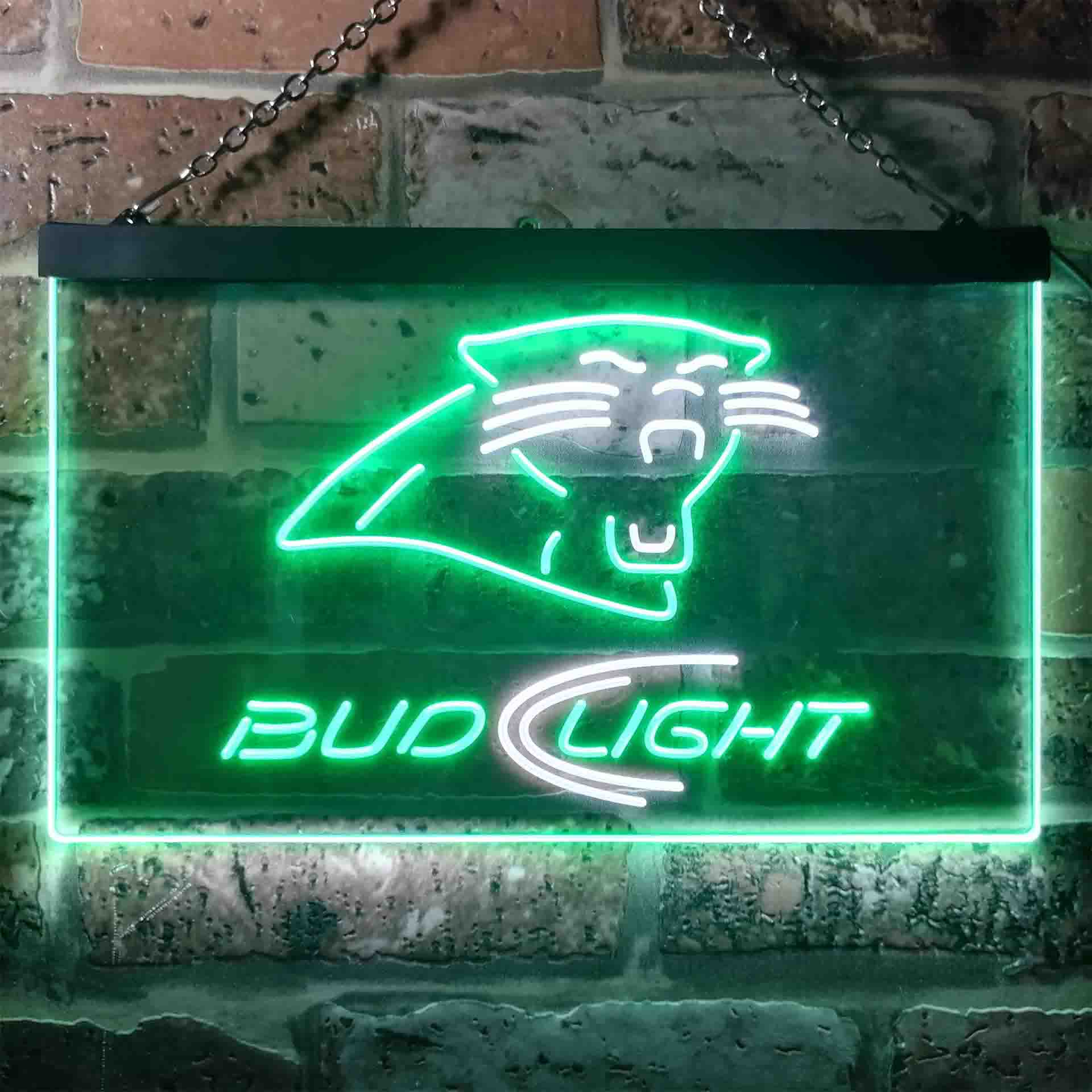 Carolina Panthers Bud Light LED Neon Sign - Image 13
