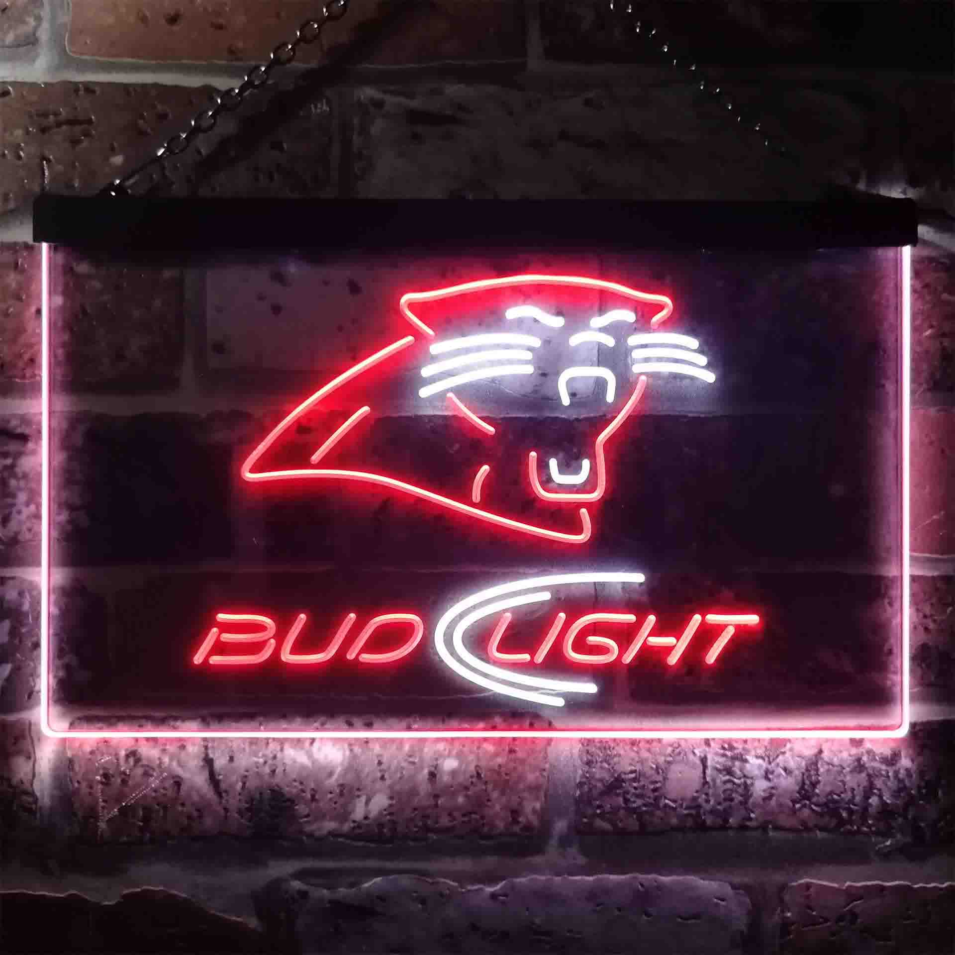 Carolina Panthers Bud Light LED Neon Sign - Image 7