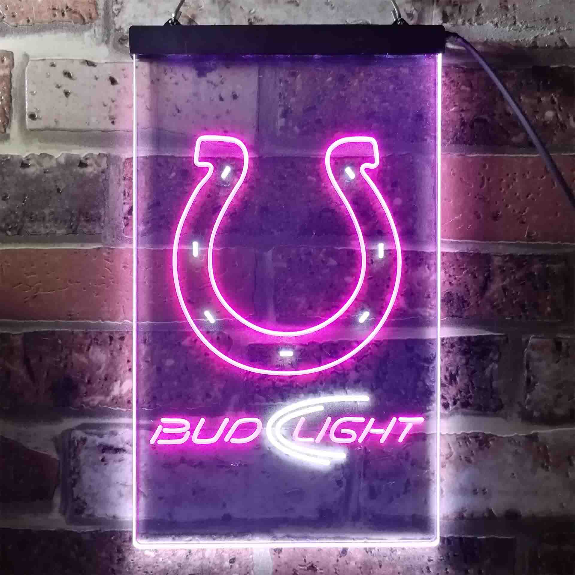 Indianapolis Colts Bud Light LED Neon Sign - Image 11