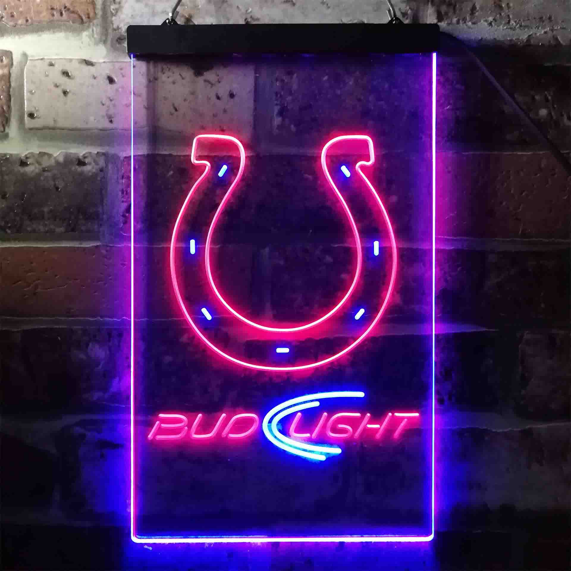 Indianapolis Colts Bud Light LED Neon Sign - Image 5
