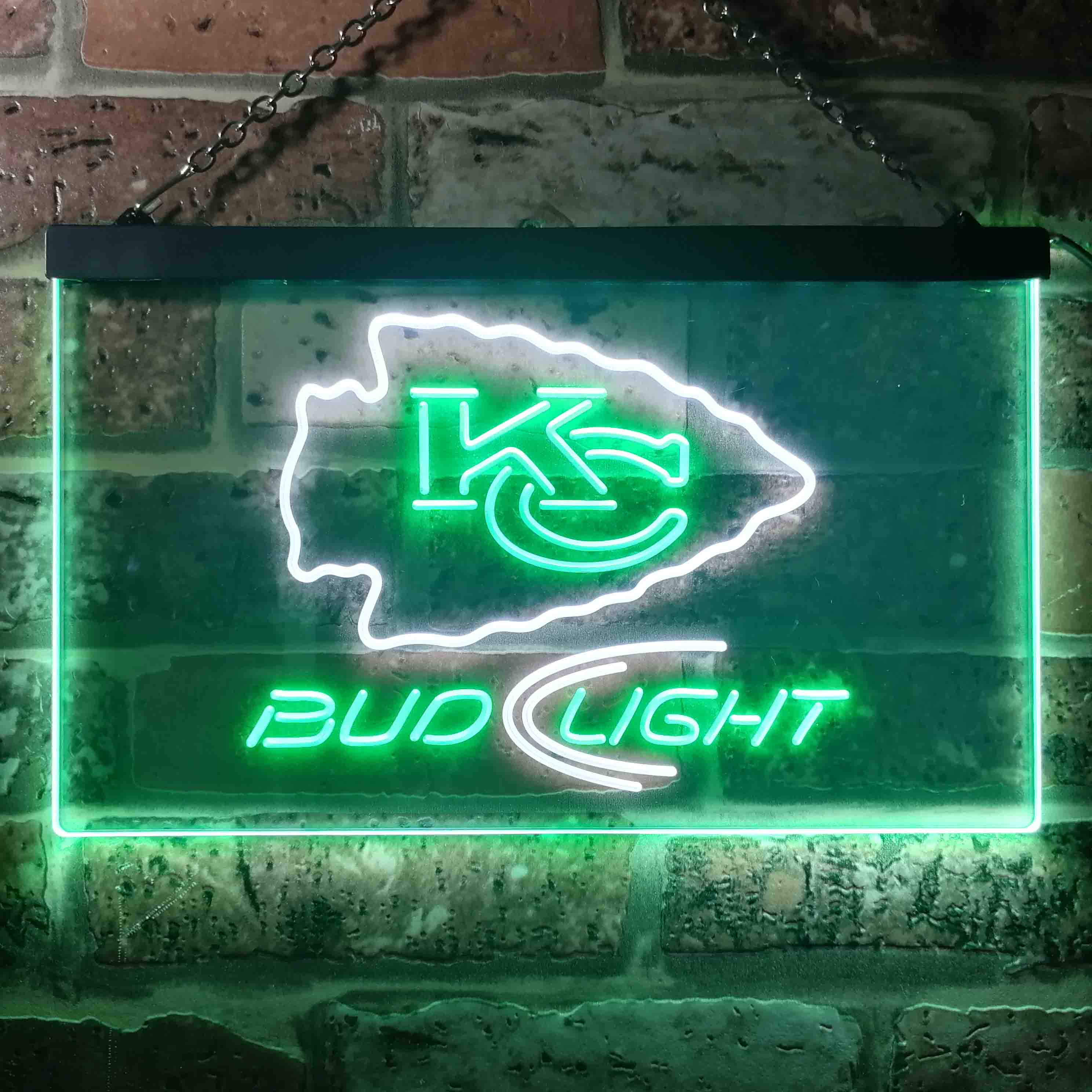Kansas City Chiefs Bud Light LED Neon Sign - Image 10