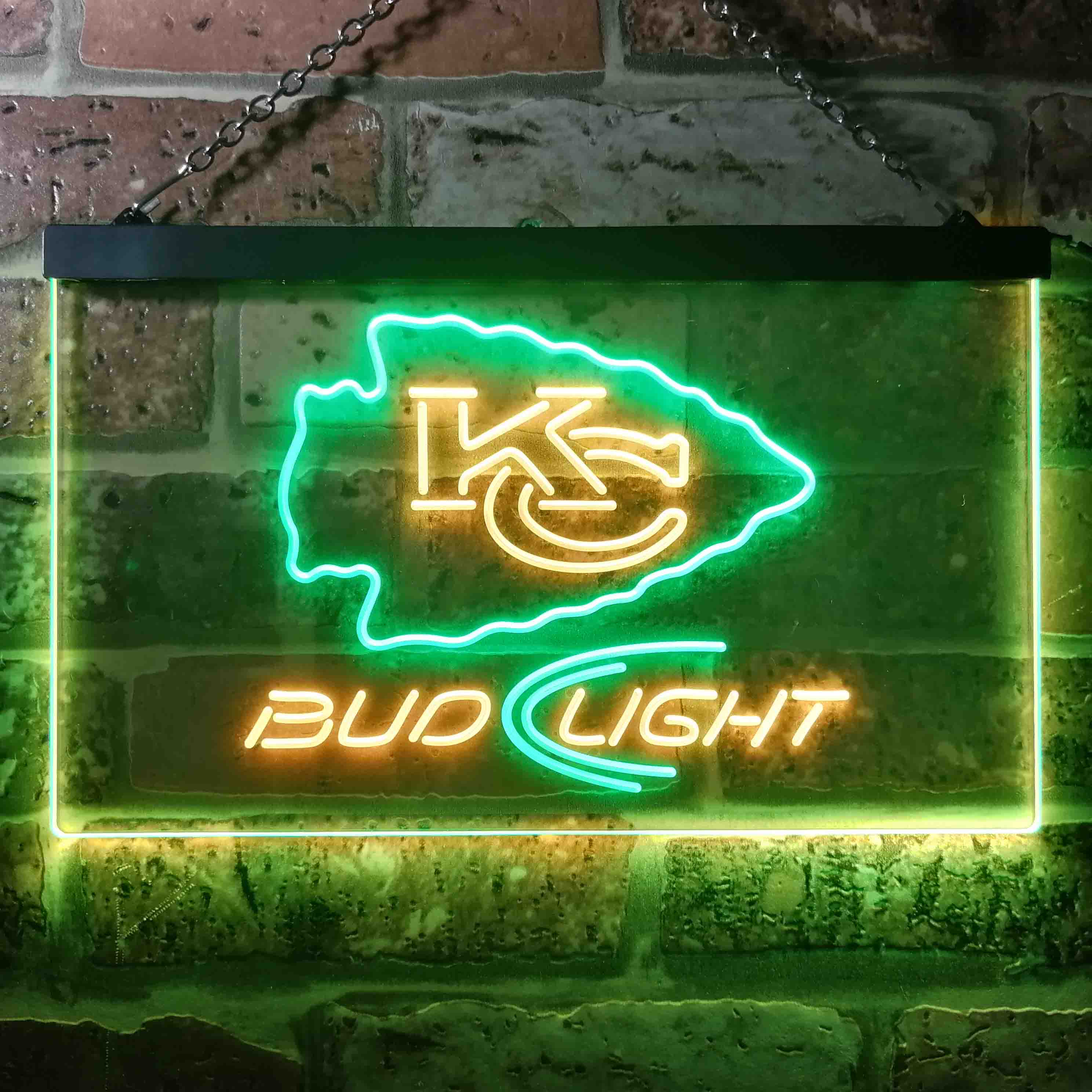 Kansas City Chiefs Bud Light LED Neon Sign - Image 4