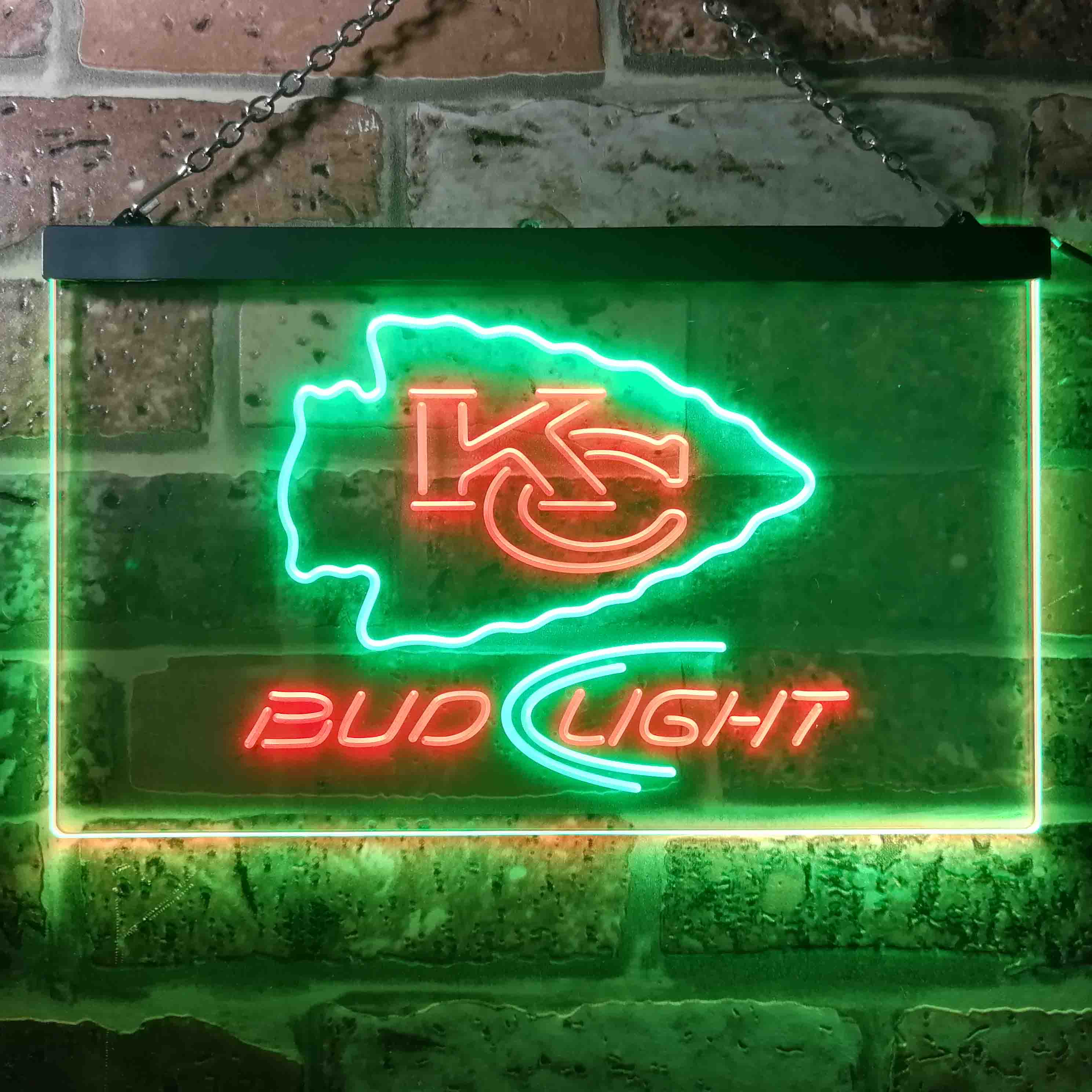 Kansas City Chiefs Bud Light LED Neon Sign - Image 5