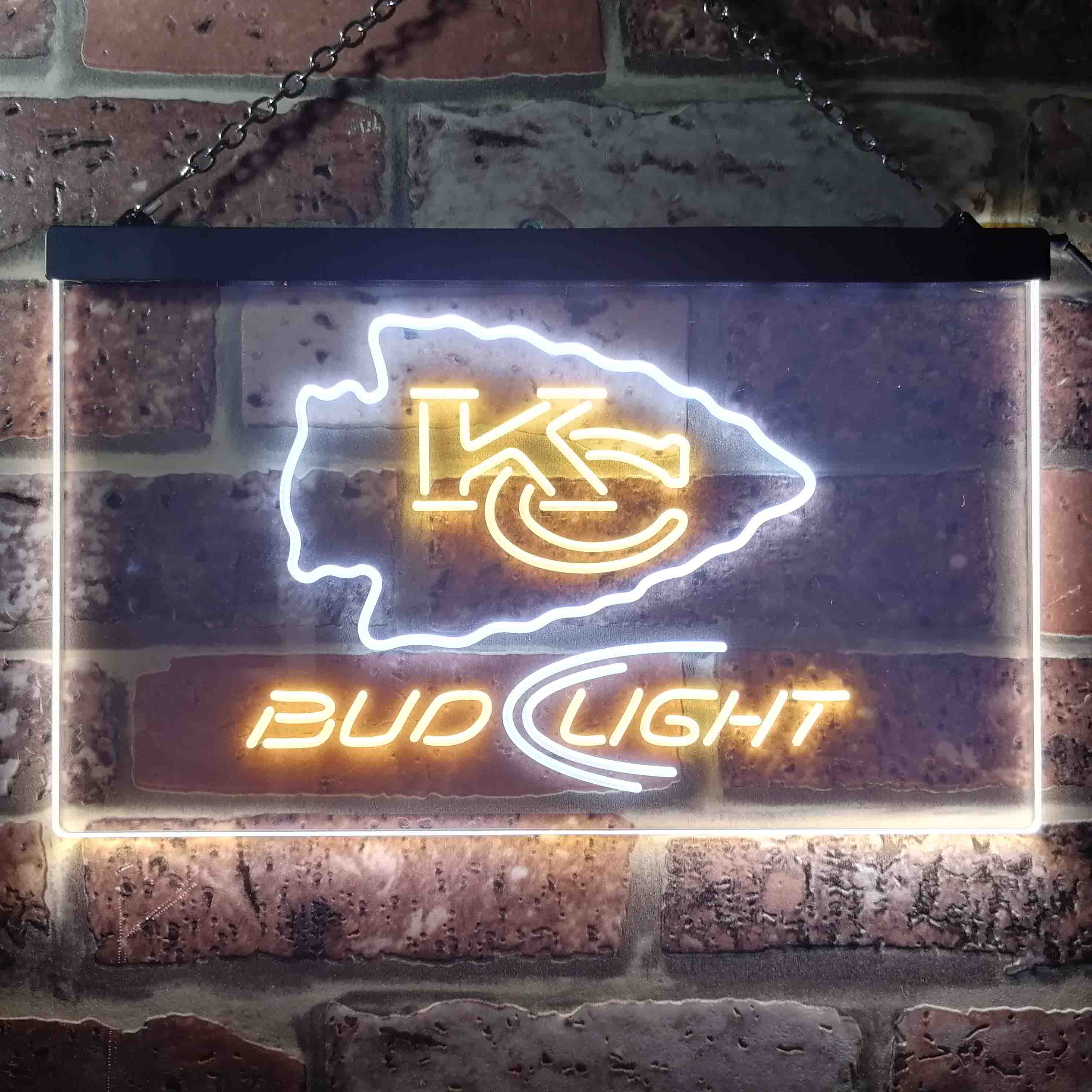 Kansas City Chiefs Bud Light LED Neon Sign - Image 6