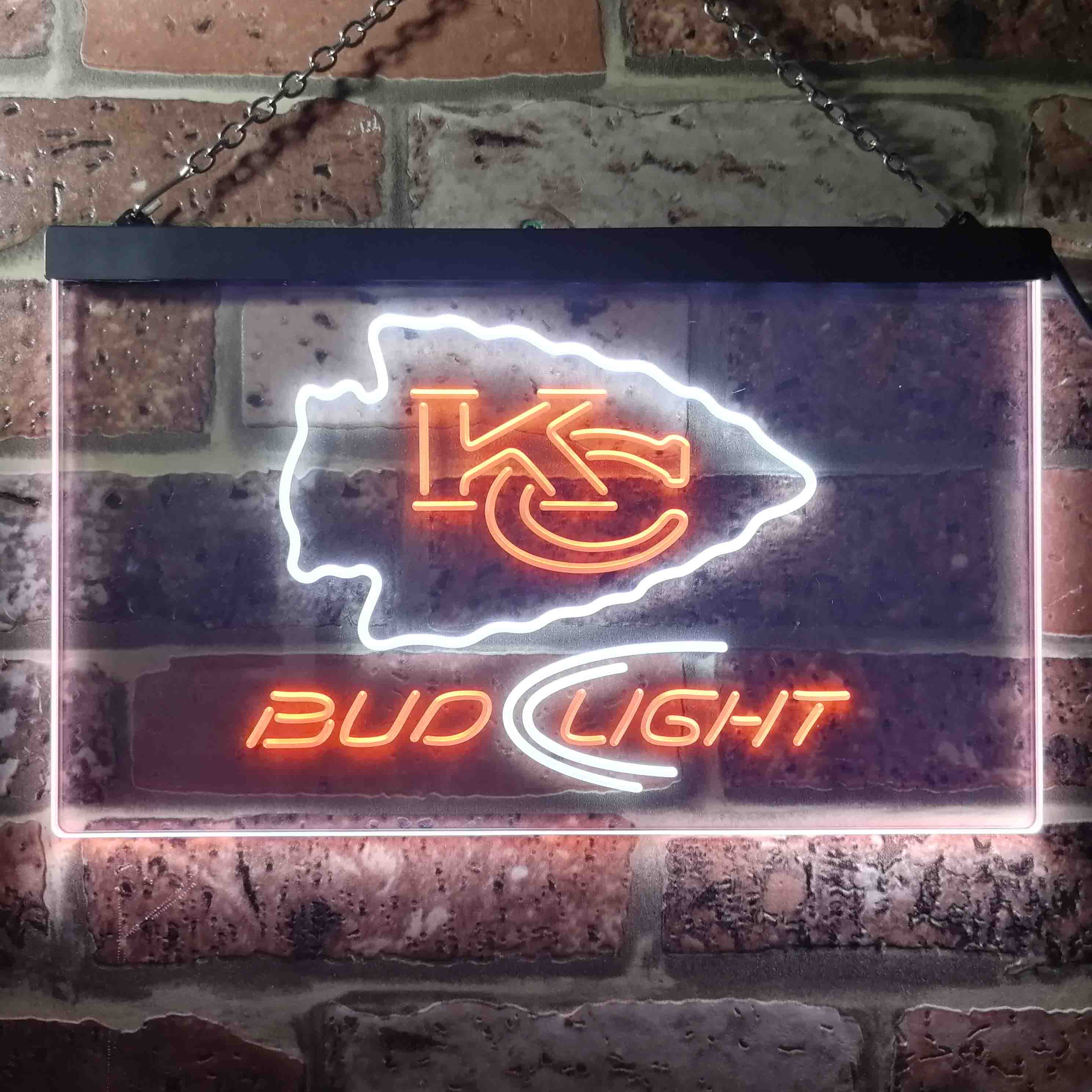 Kansas City Chiefs Bud Light LED Neon Sign - Image 9