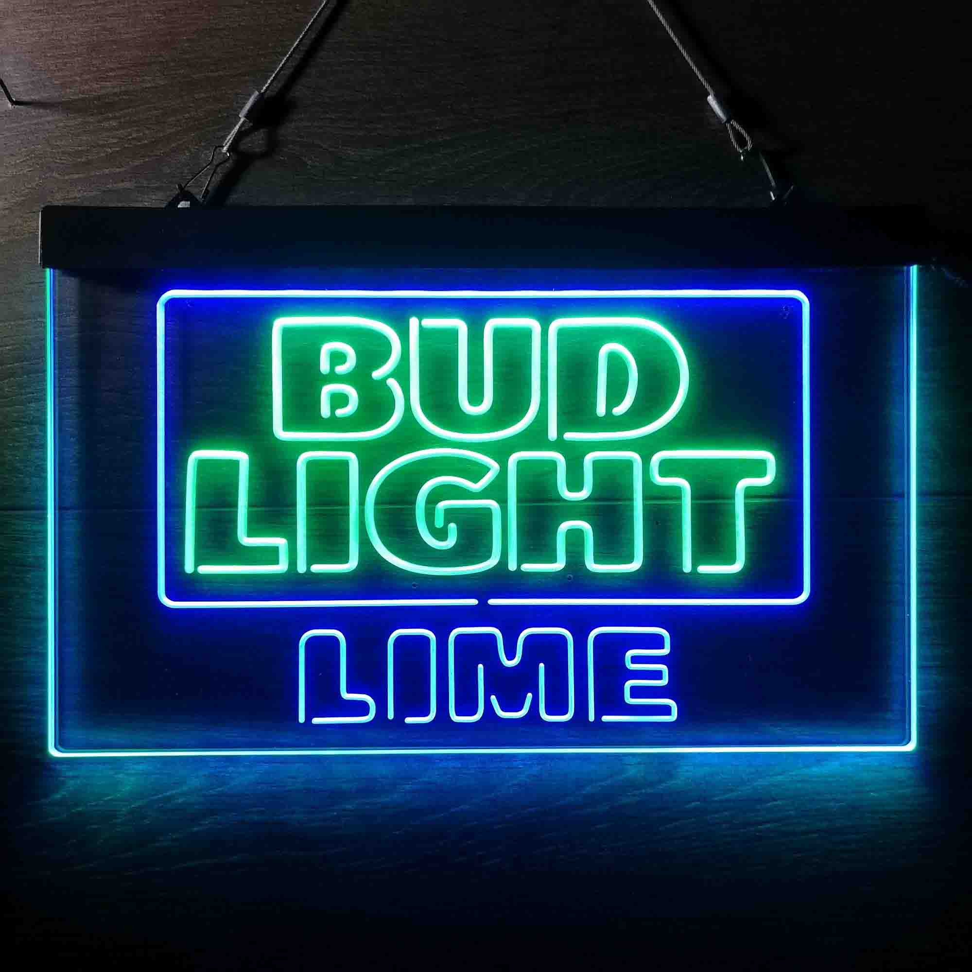 Bud Light Lime Home Bar Neon Light LED Sign - Image 11