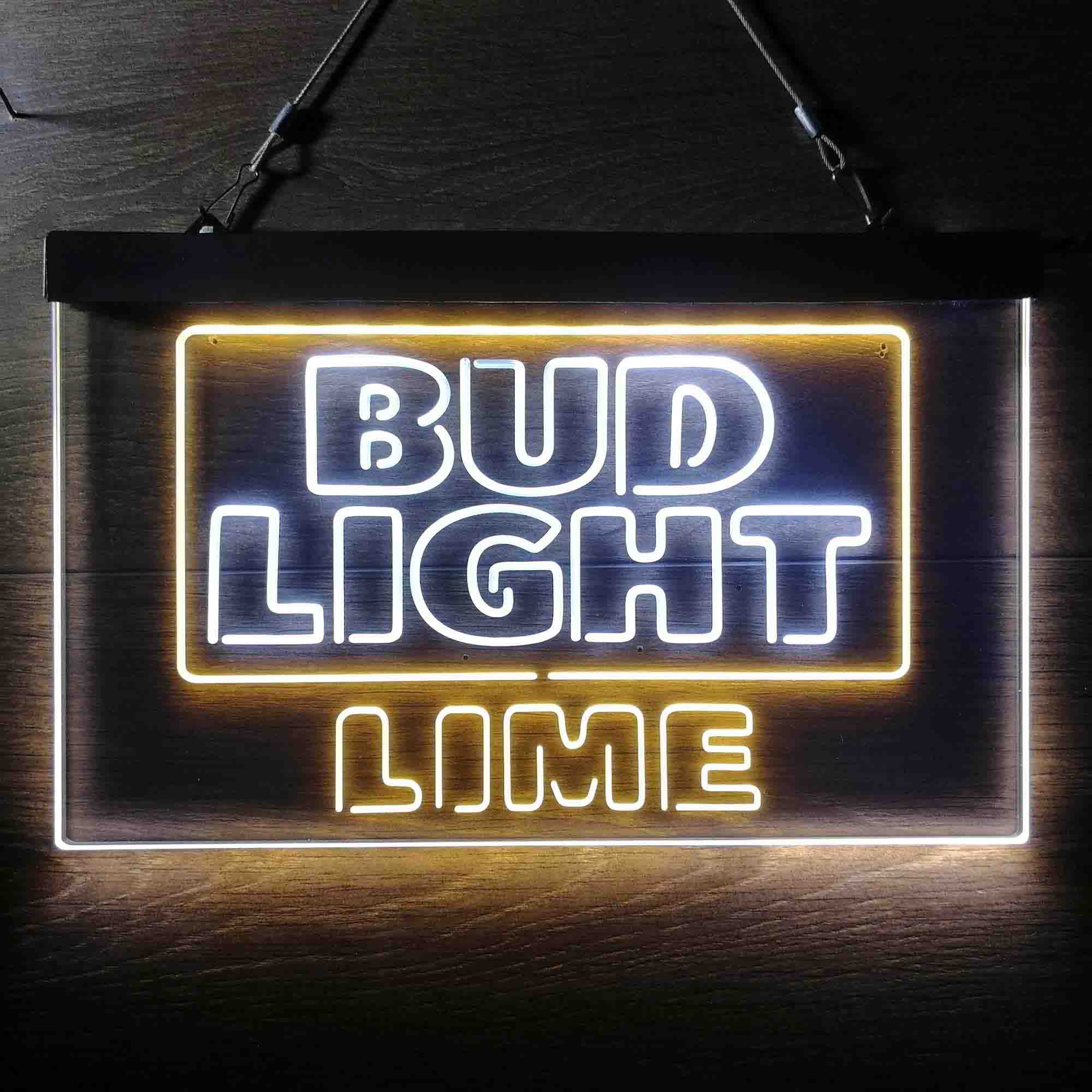 Bud Light Lime Home Bar Neon Light LED Sign - Image 13