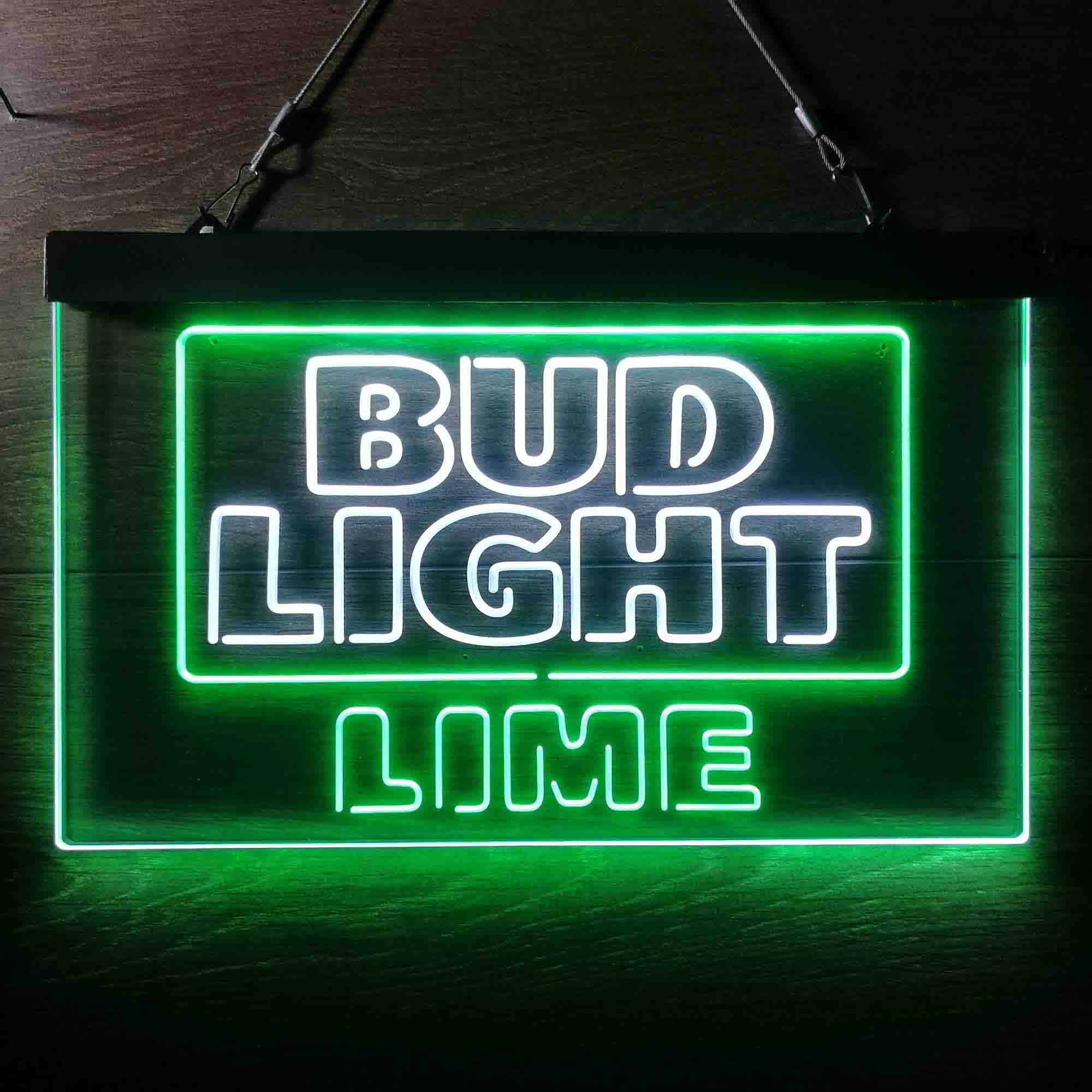 Bud Light Lime Home Bar Neon Light LED Sign - Image 6