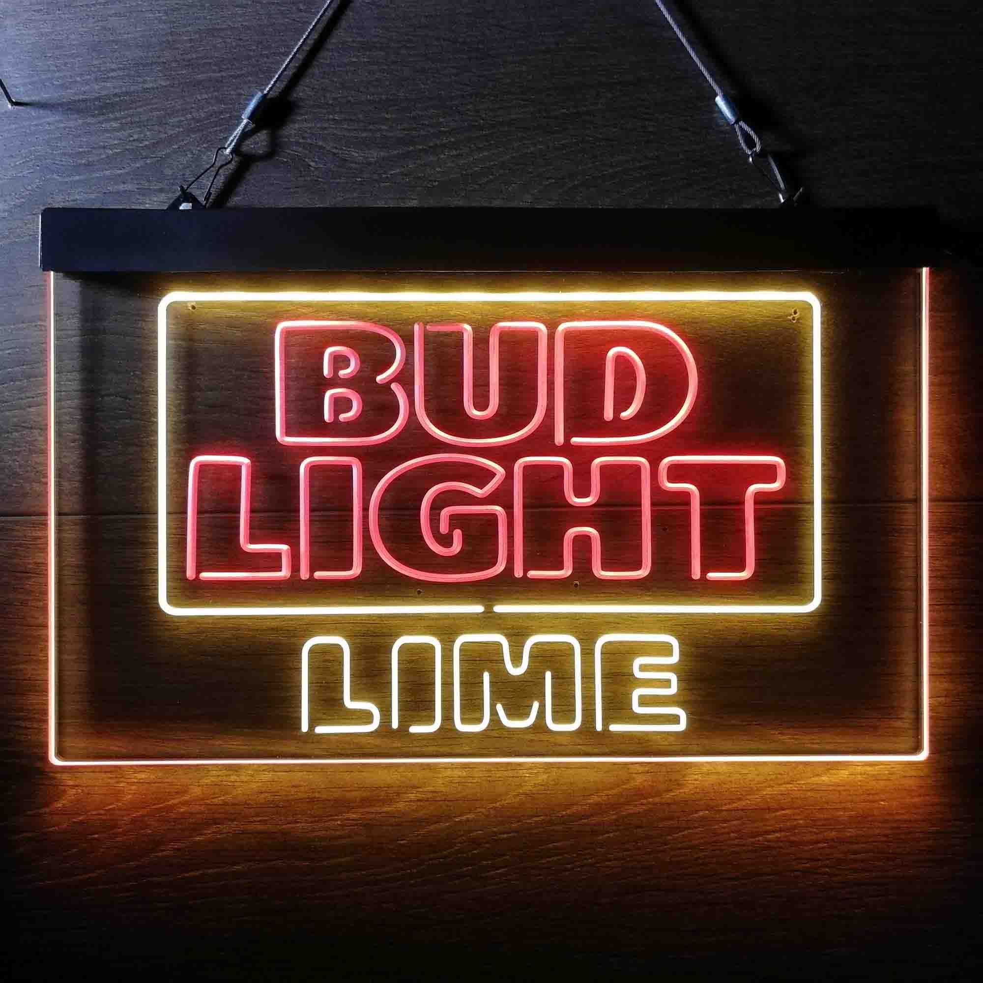Bud Light Lime Home Bar Neon Light LED Sign - Image 9