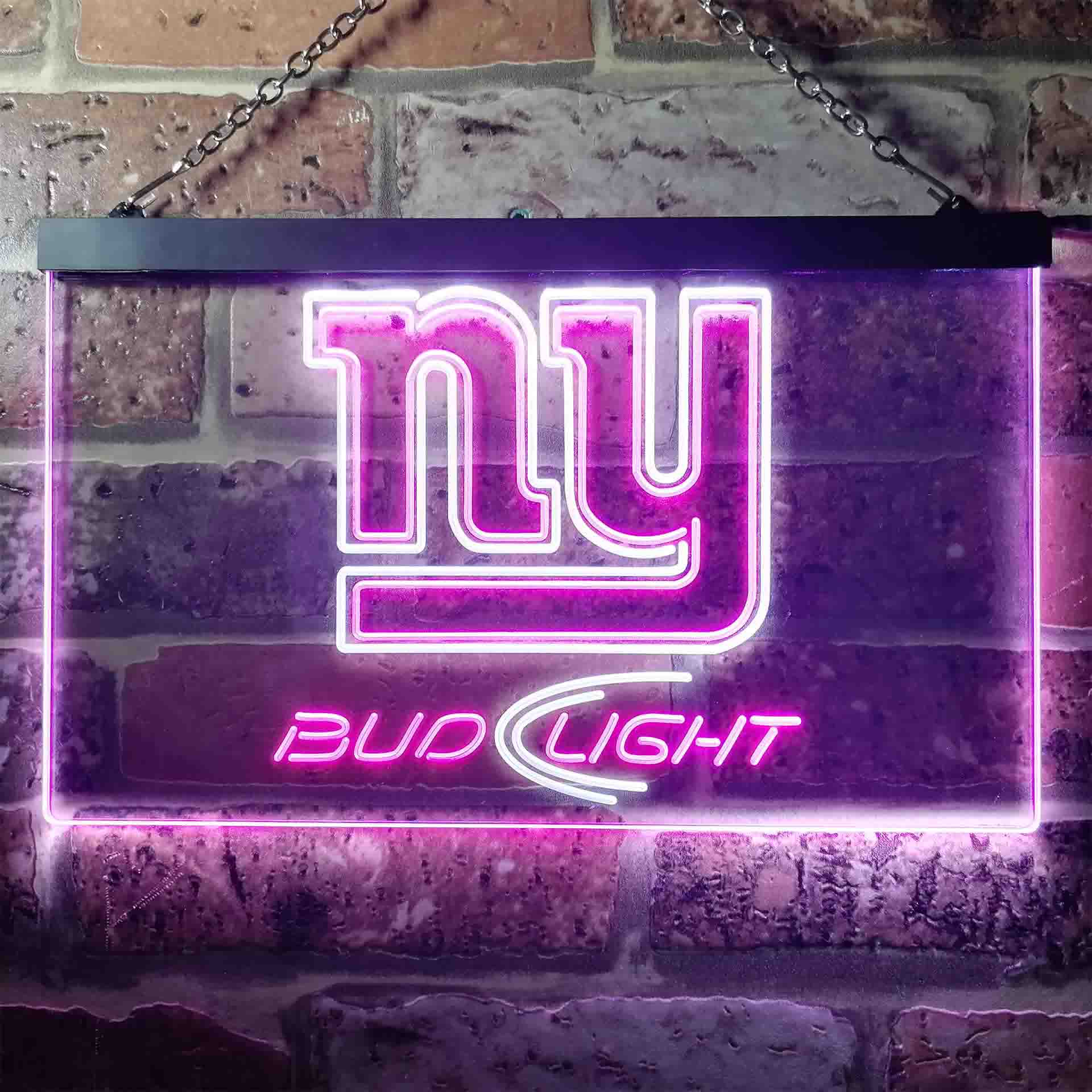 New York Giants Bud Light LED Neon Sign - Image 10