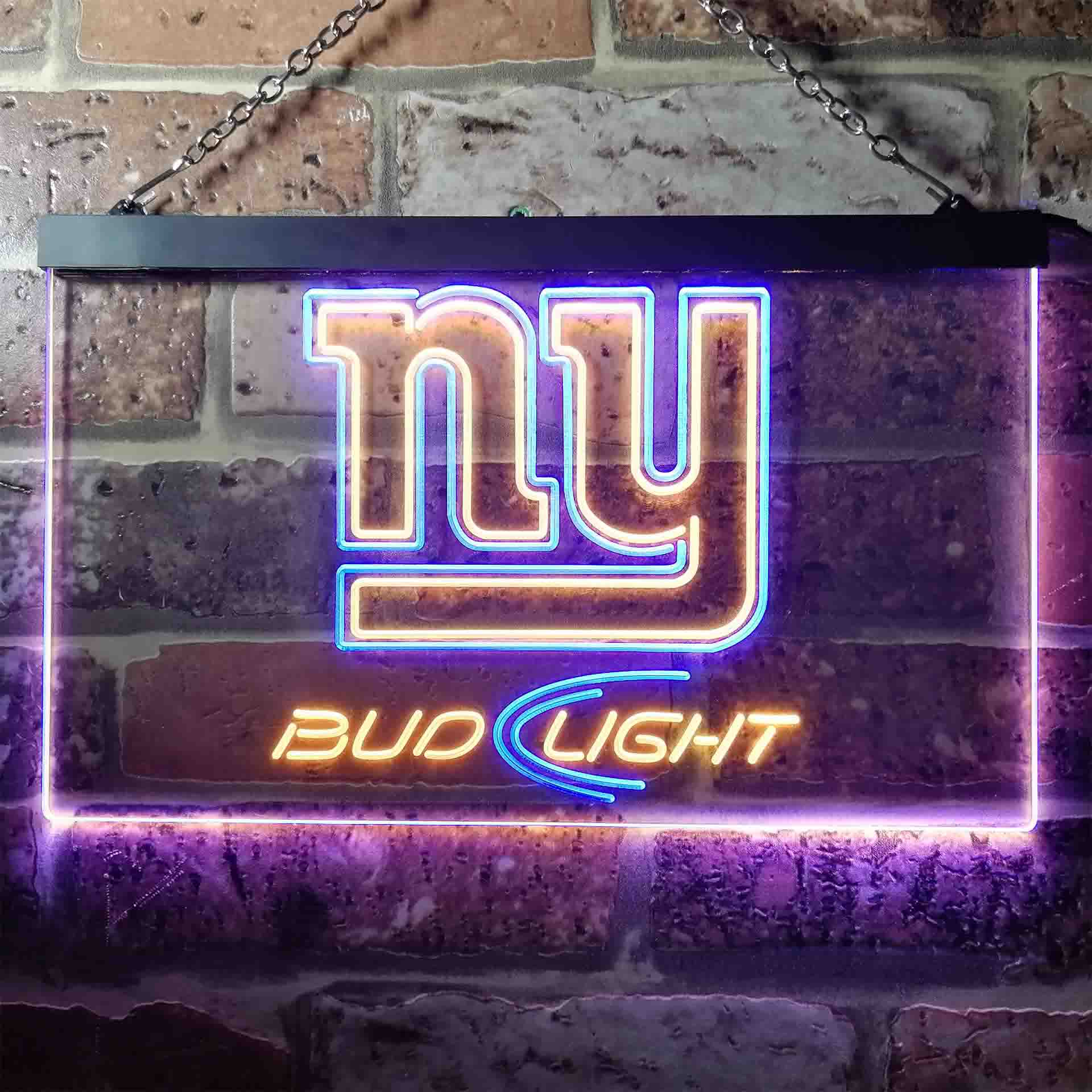 New York Giants Bud Light LED Neon Sign - Image 5