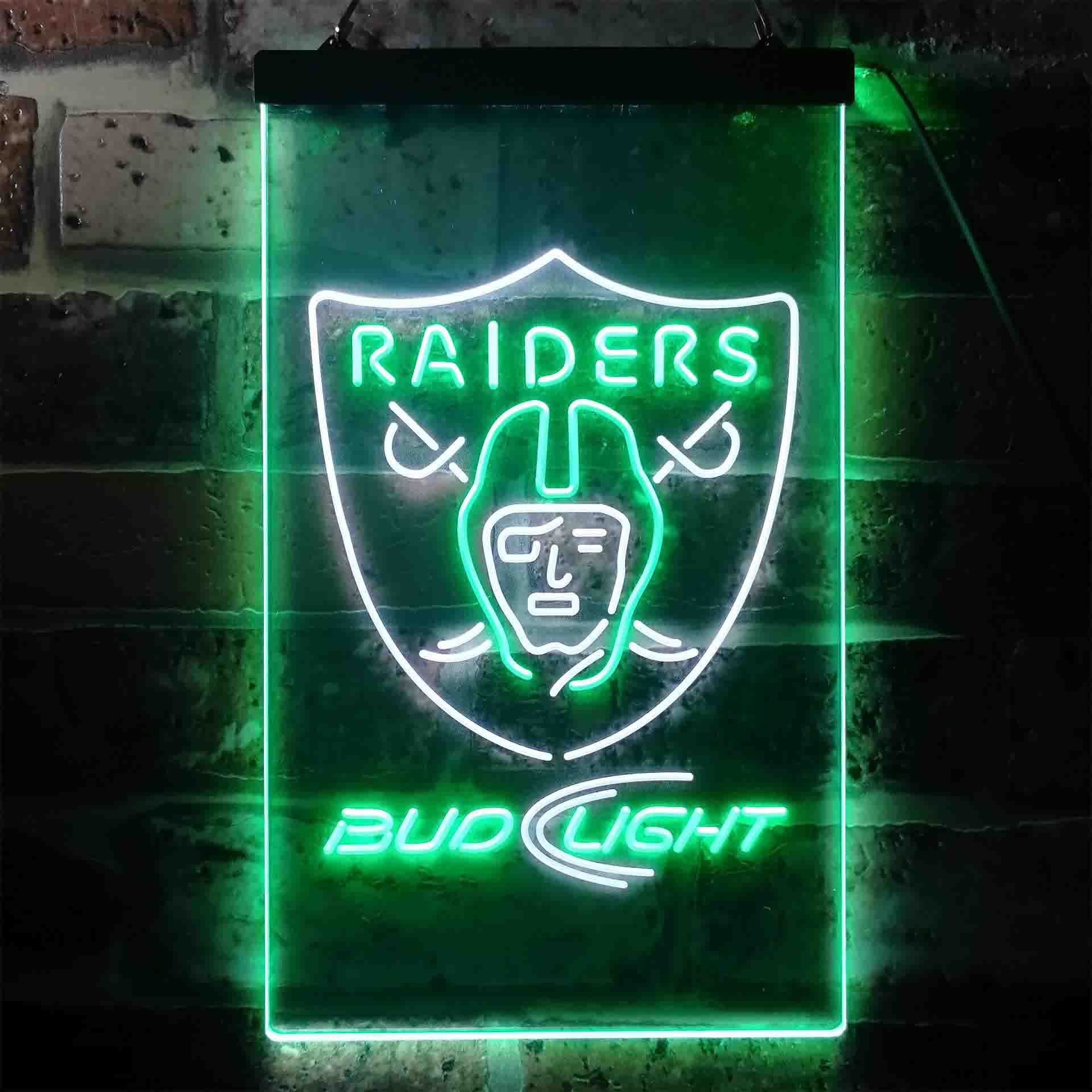Las Vegas Raiders Bud Light LED Neon Sign - Image 12