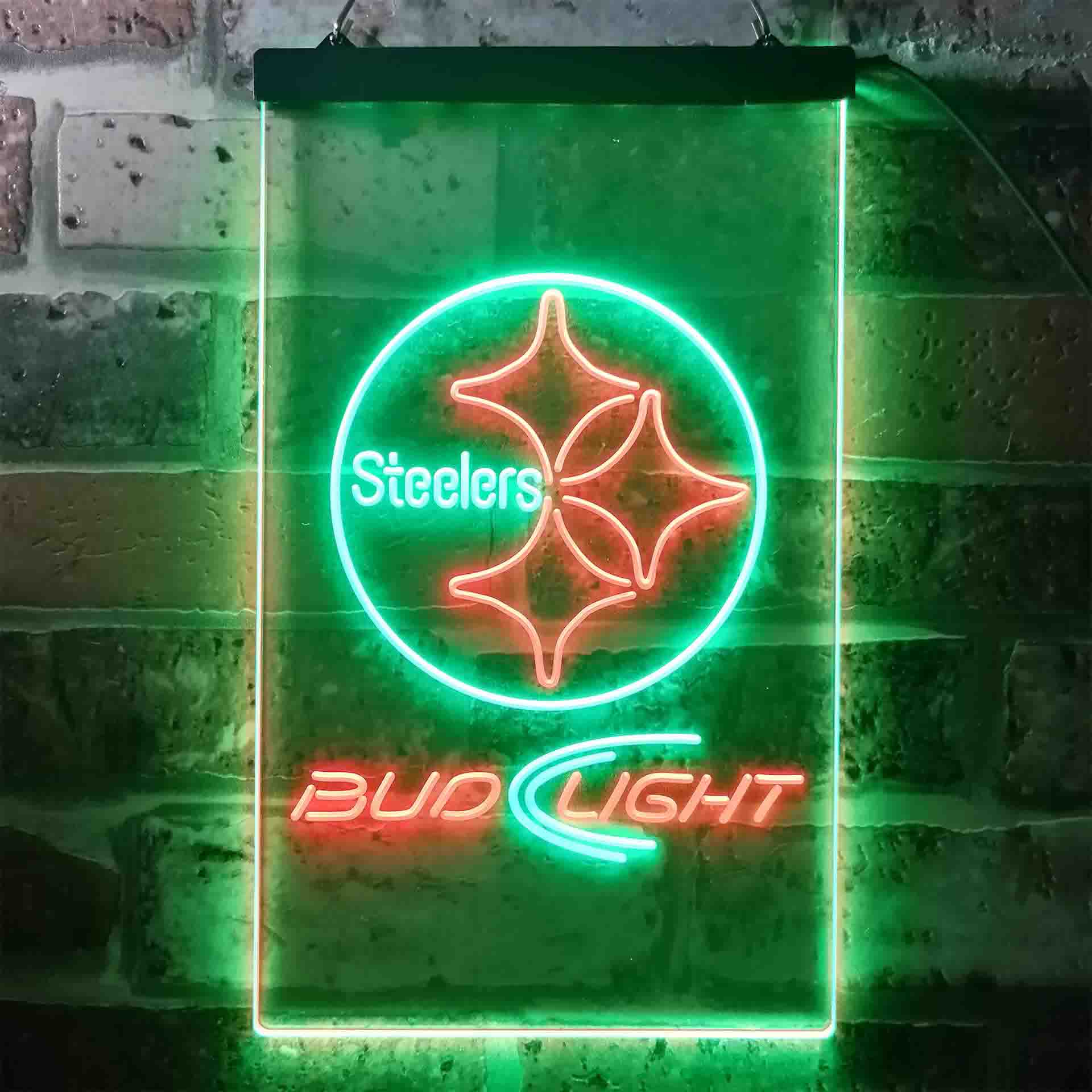 Pittsburgh Steelers Bud Light LED Neon Sign - Image 10