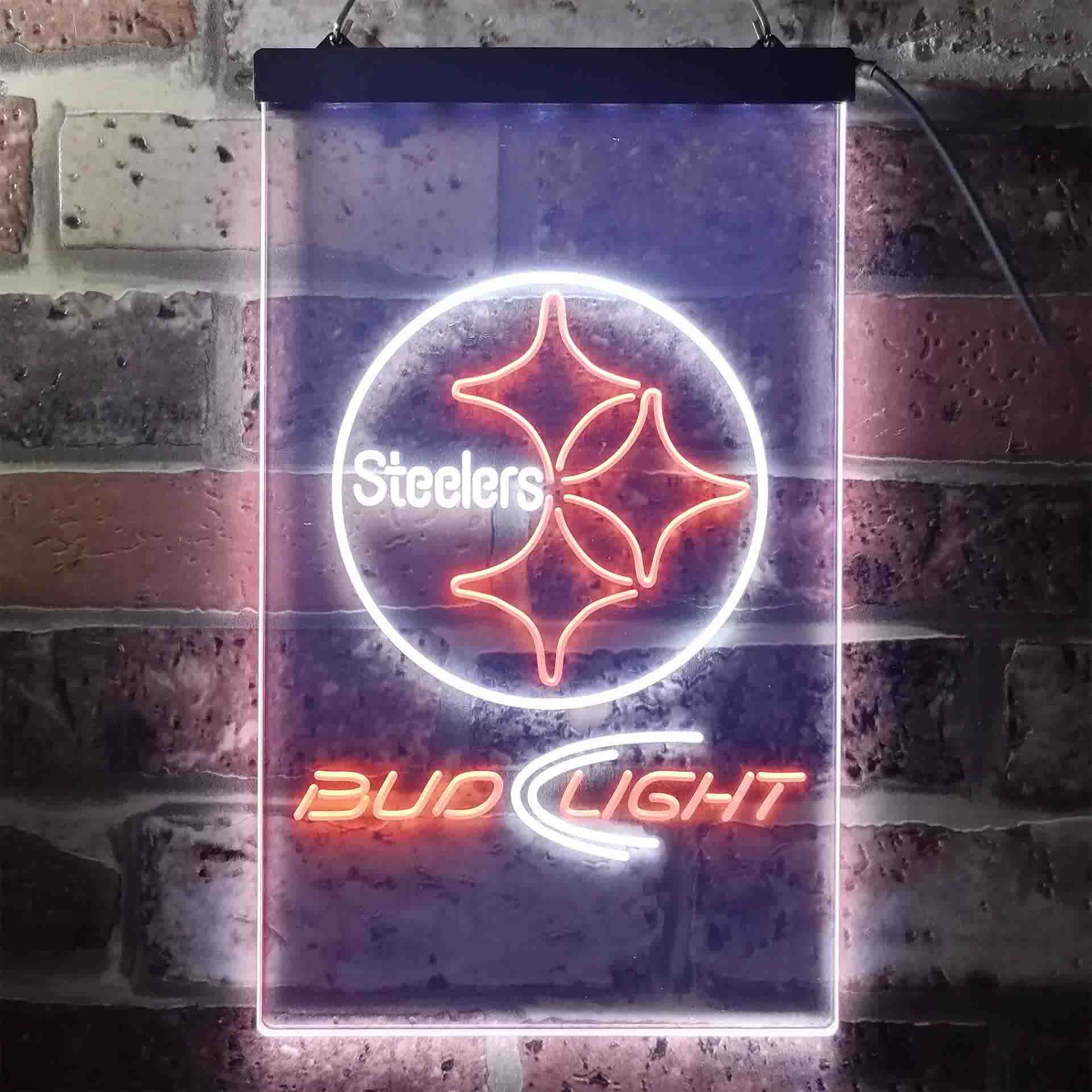 Pittsburgh Steelers Bud Light LED Neon Sign - Image 12