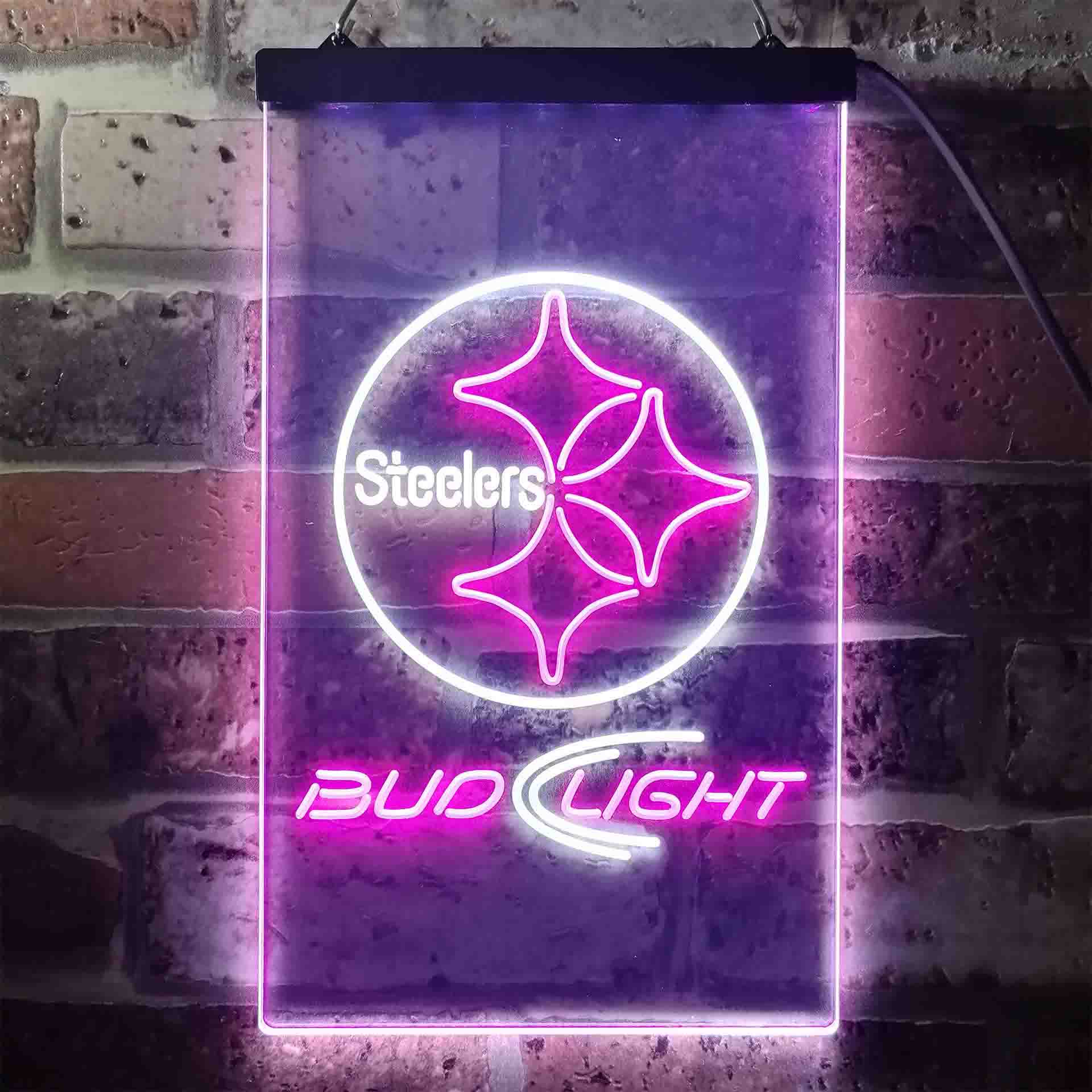 Pittsburgh Steelers Bud Light LED Neon Sign - Image 13