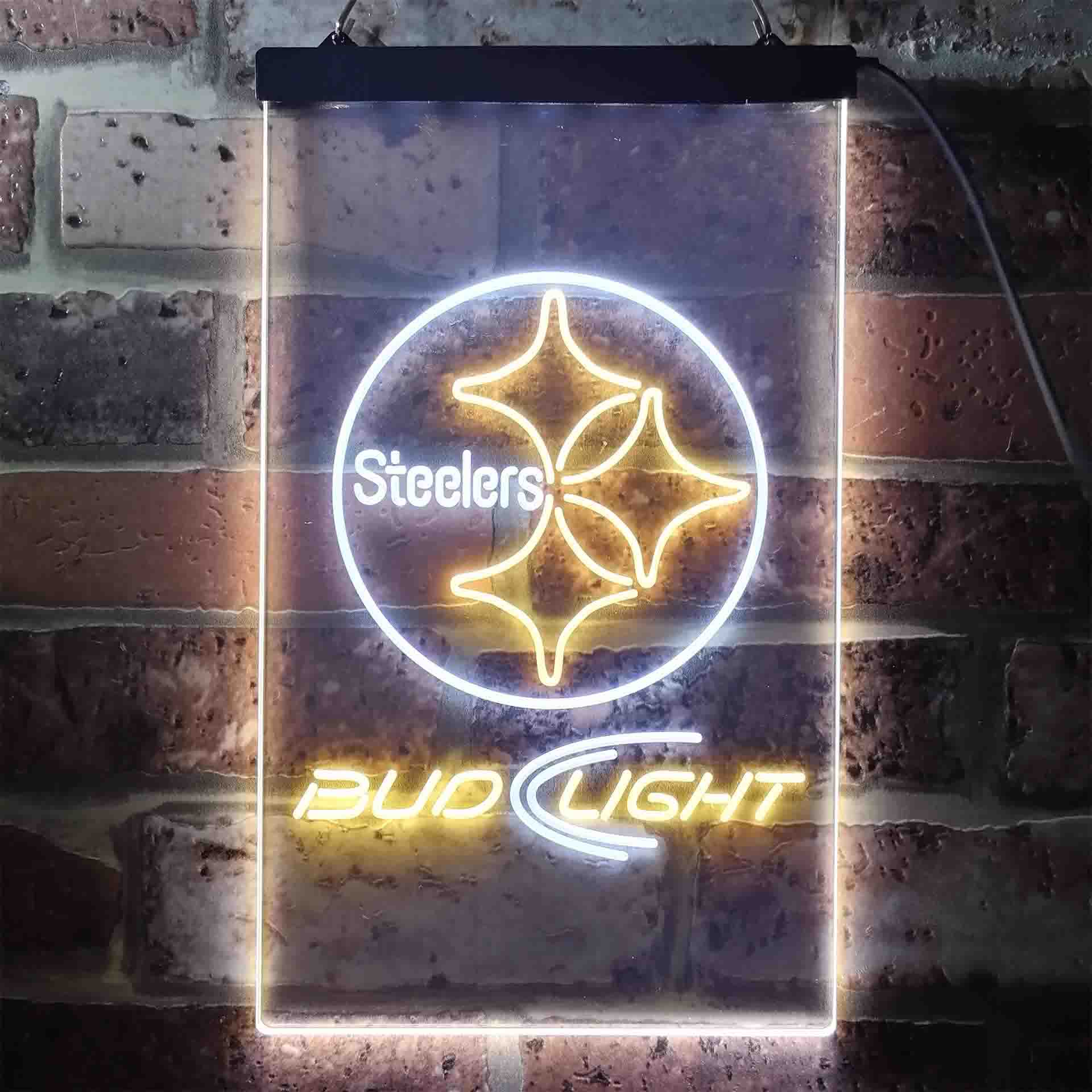 Pittsburgh Steelers Bud Light LED Neon Sign - Image 6