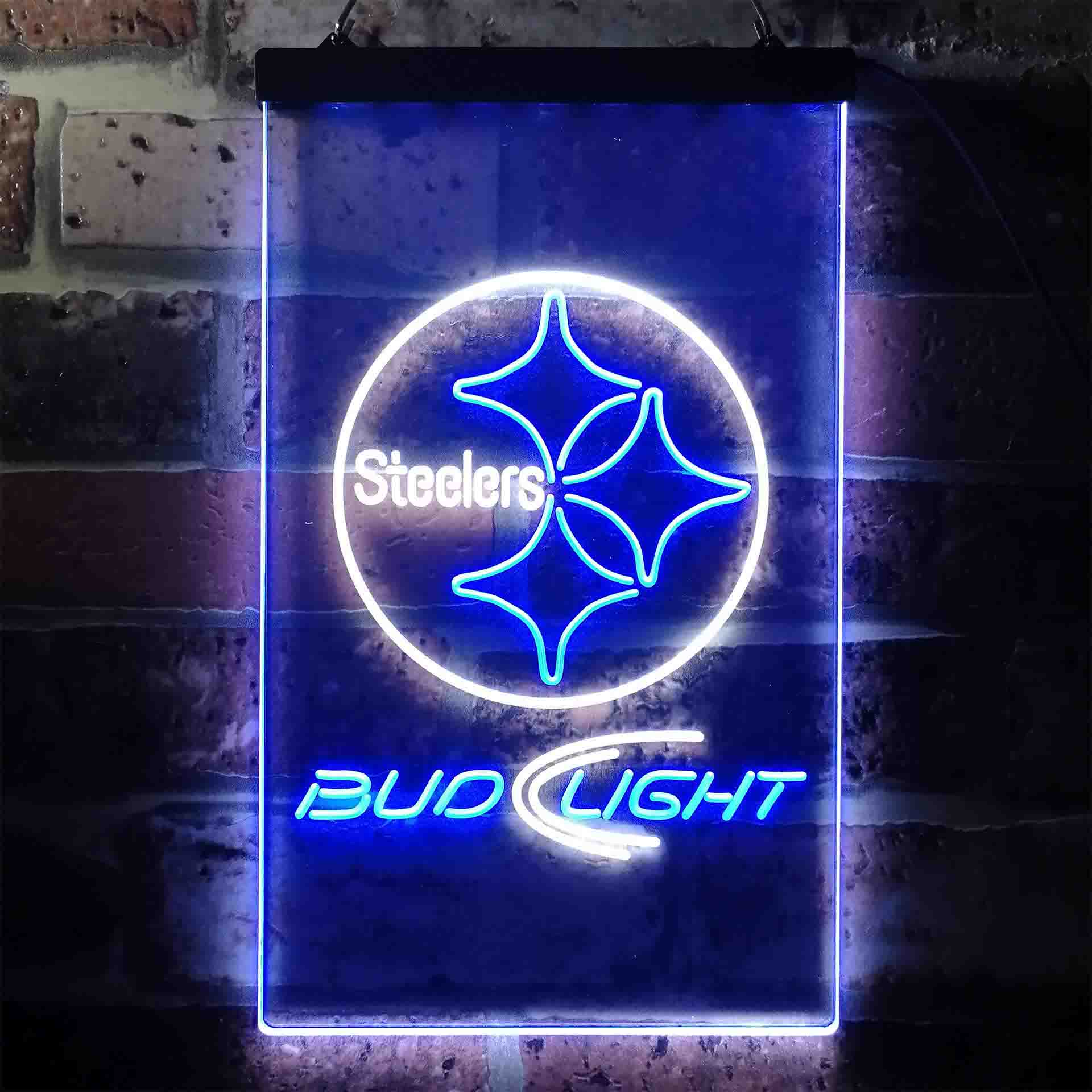 Pittsburgh Steelers Bud Light LED Neon Sign - Image 7