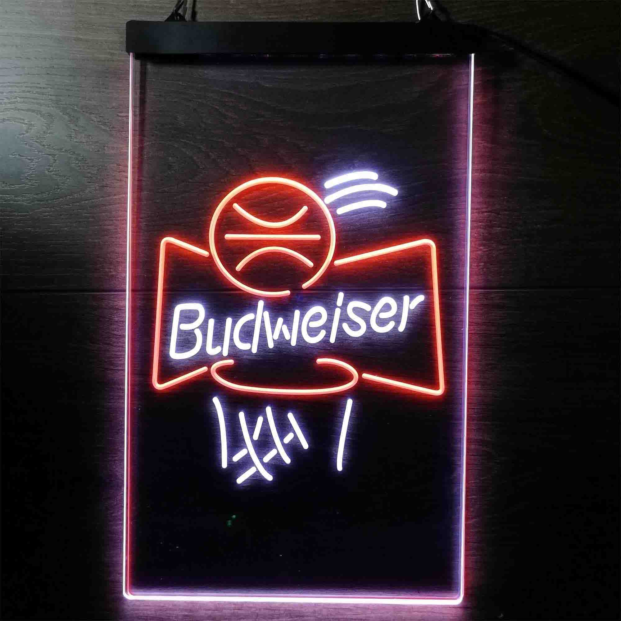 Budweiser Basketball Net Neon-Like LED Sign - Image 12