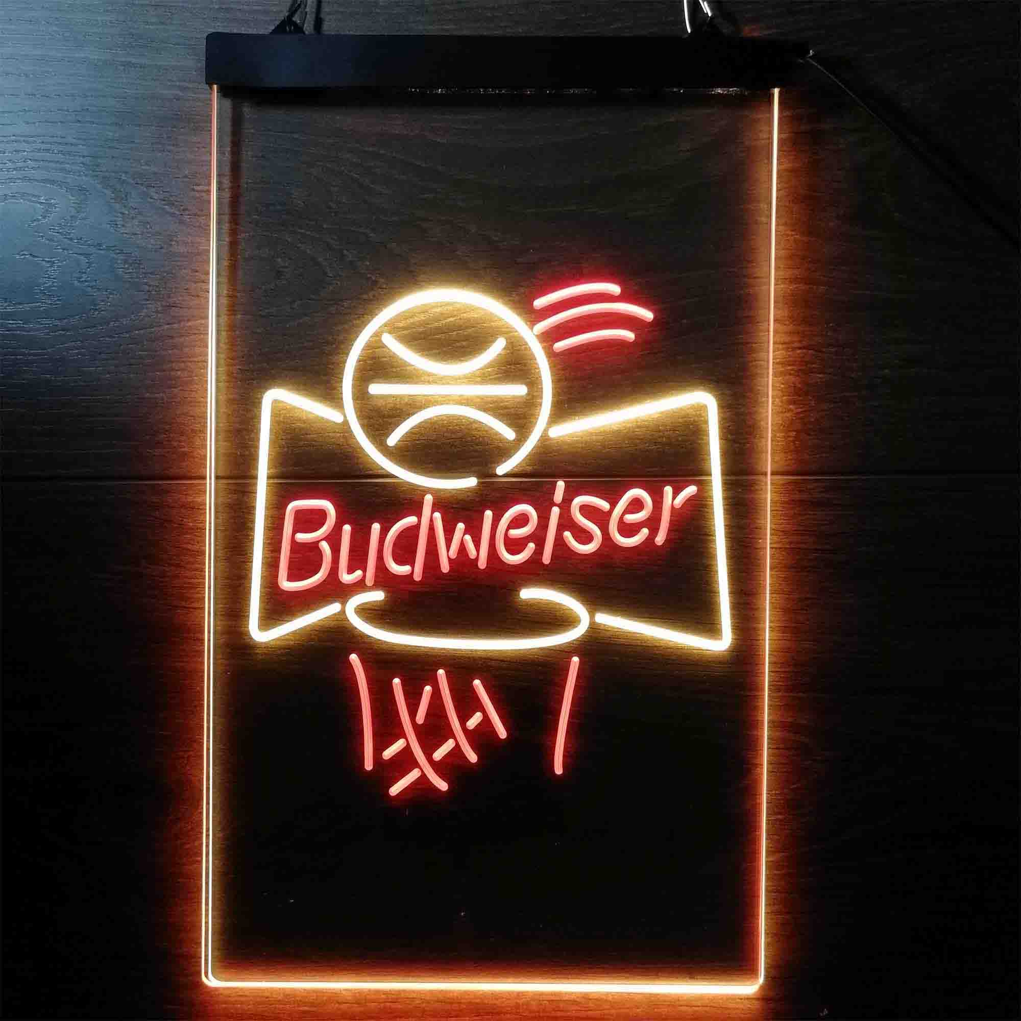 Budweiser Basketball Net Neon-Like LED Sign - Image 13