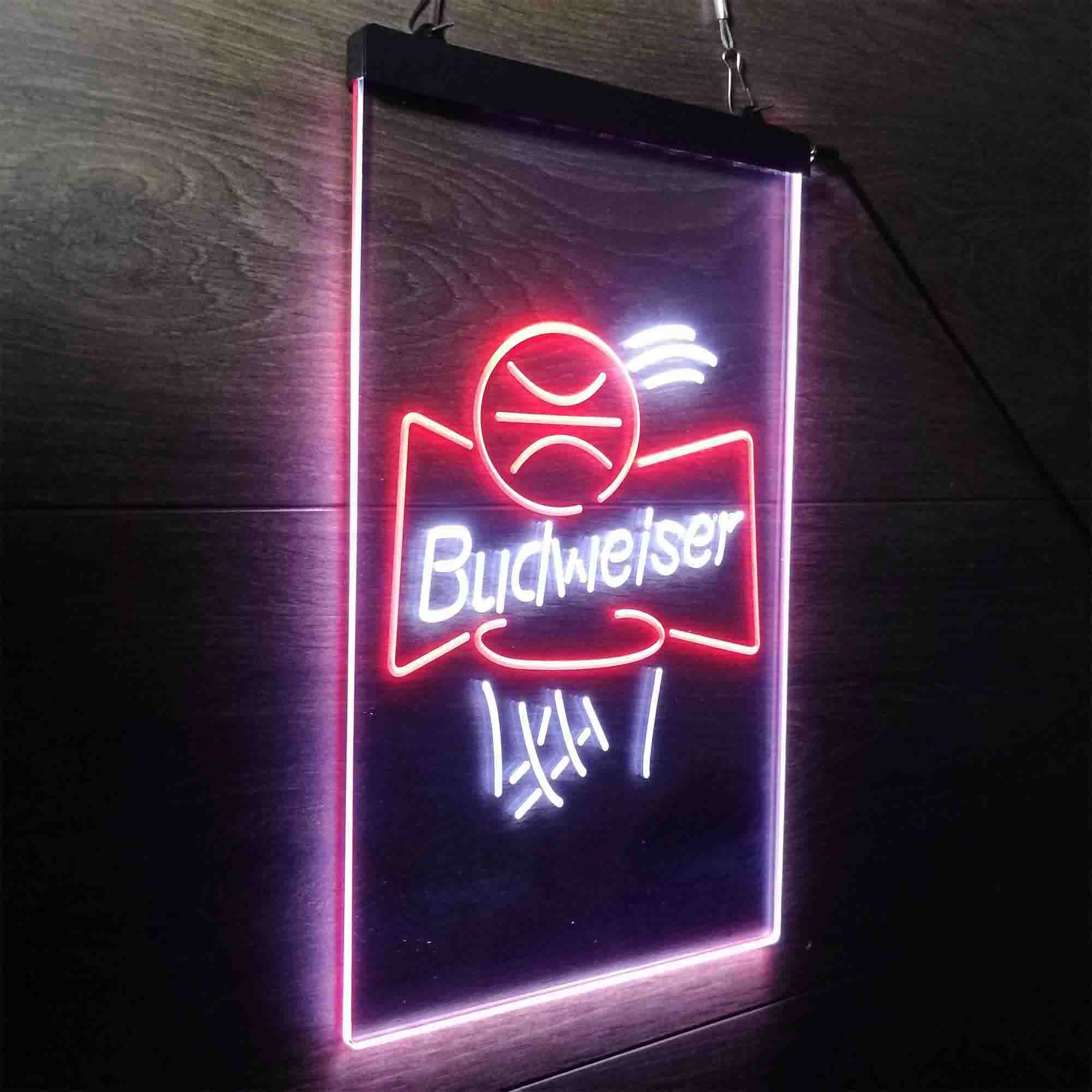 Budweiser Basketball Net Neon-Like LED Sign - Image 16