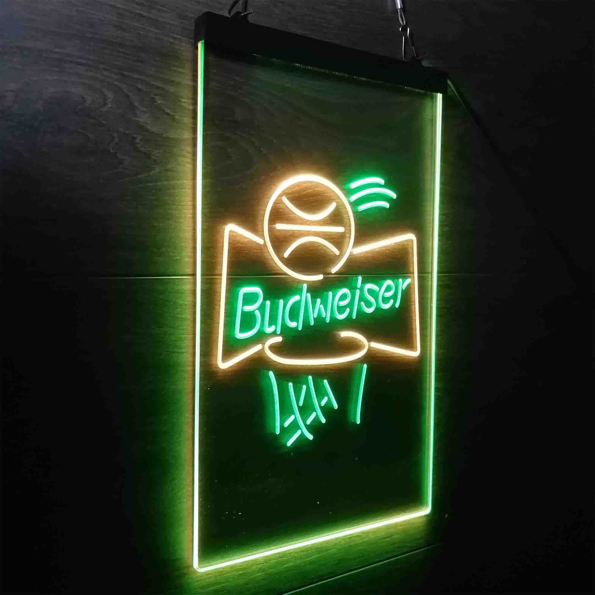 Budweiser Basketball Net Neon-Like LED Sign - Image 17