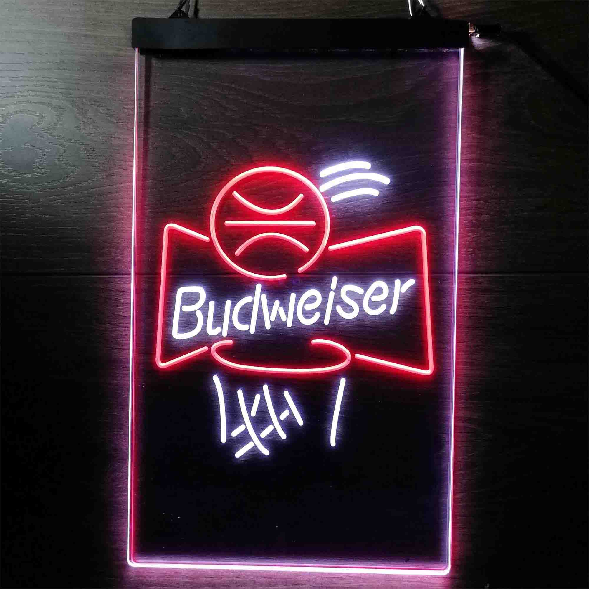 Budweiser Basketball Net Neon-Like LED Sign - Image 3