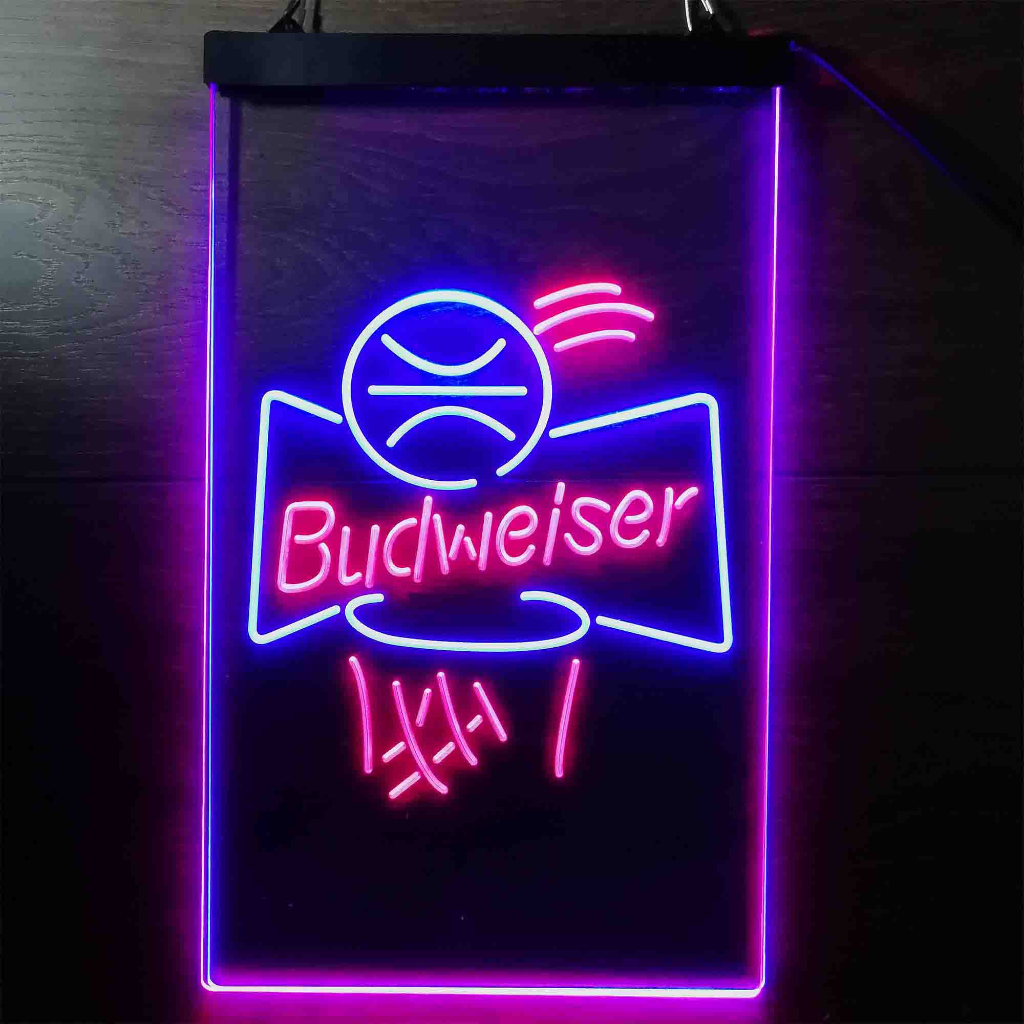 Budweiser Basketball Net Neon-Like LED Sign - Image 5