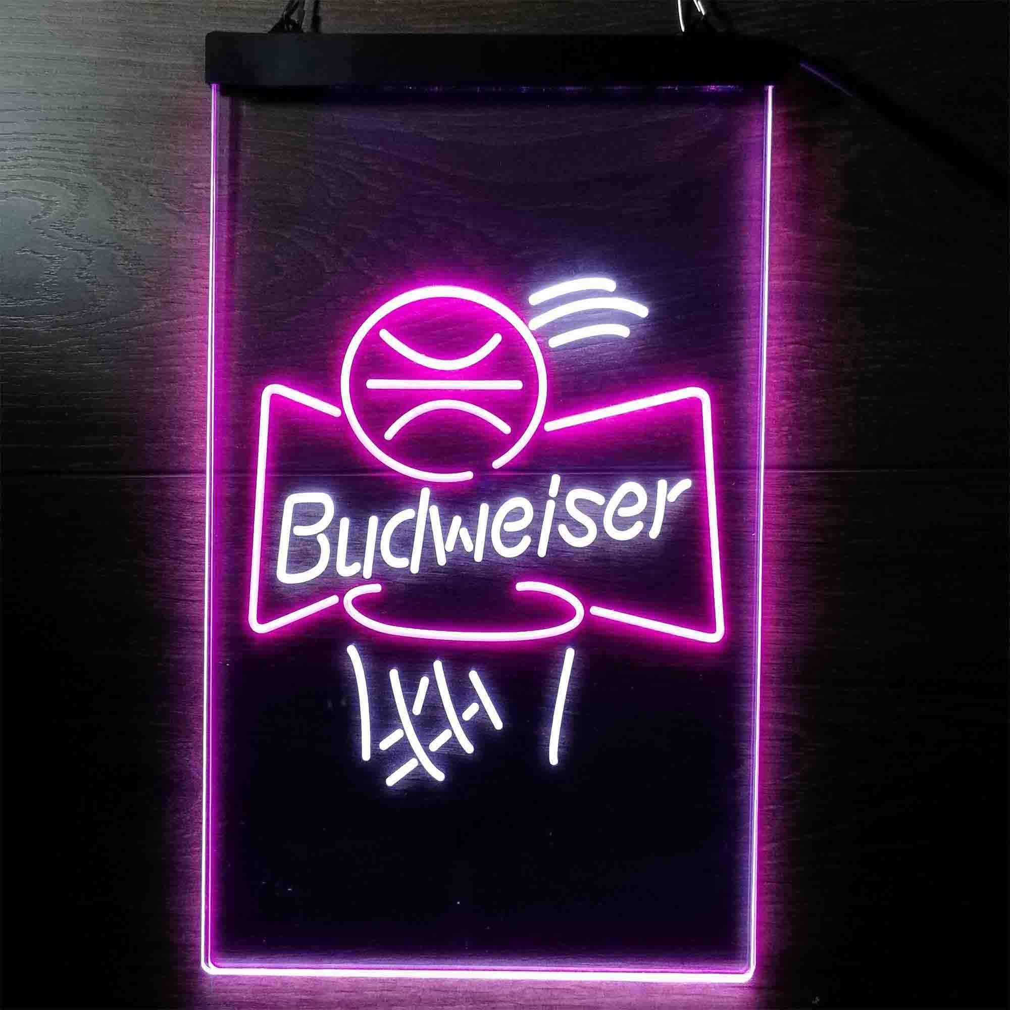 Budweiser Basketball Net Neon-Like LED Sign - Image 6