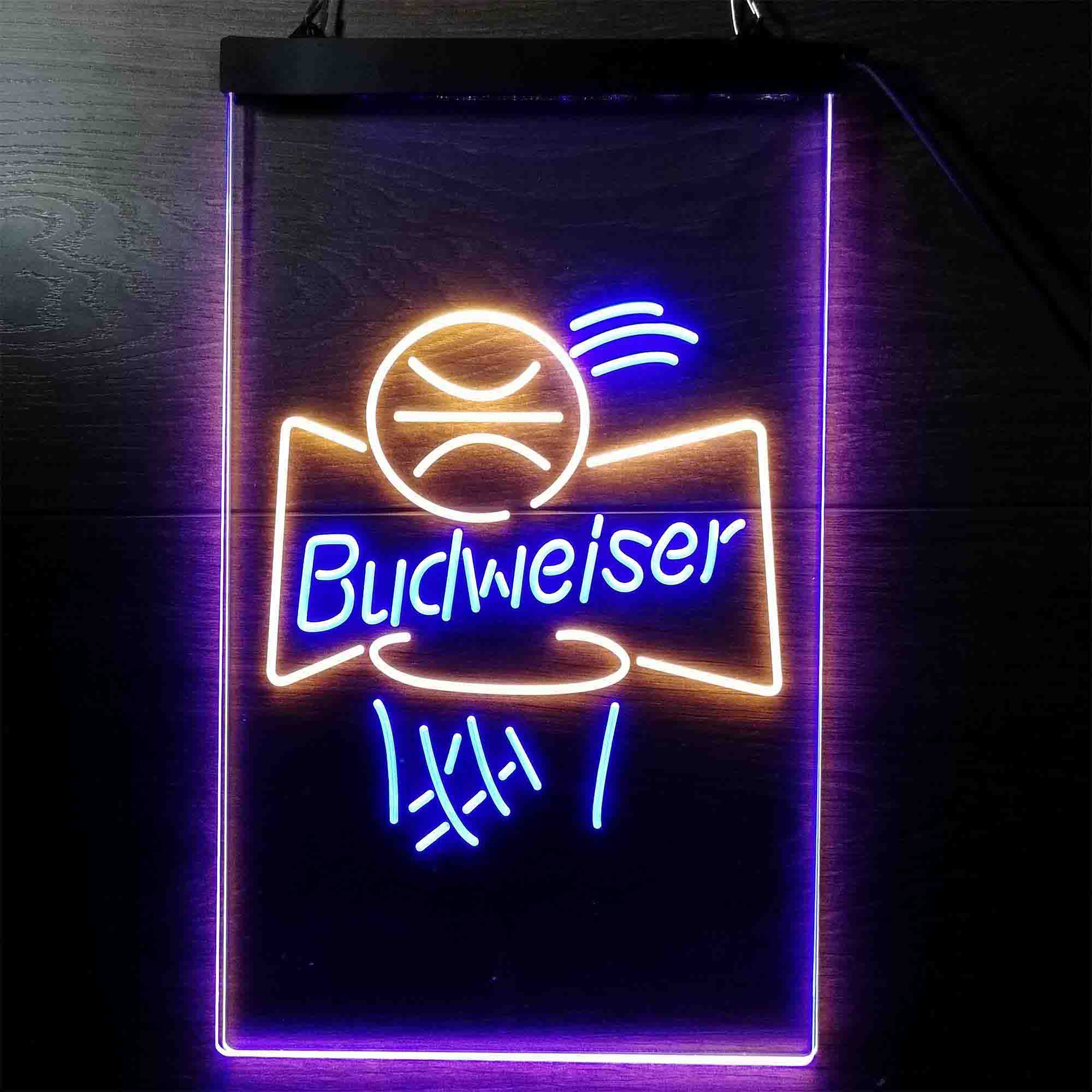 Budweiser Basketball Net Neon-Like LED Sign - Image 8