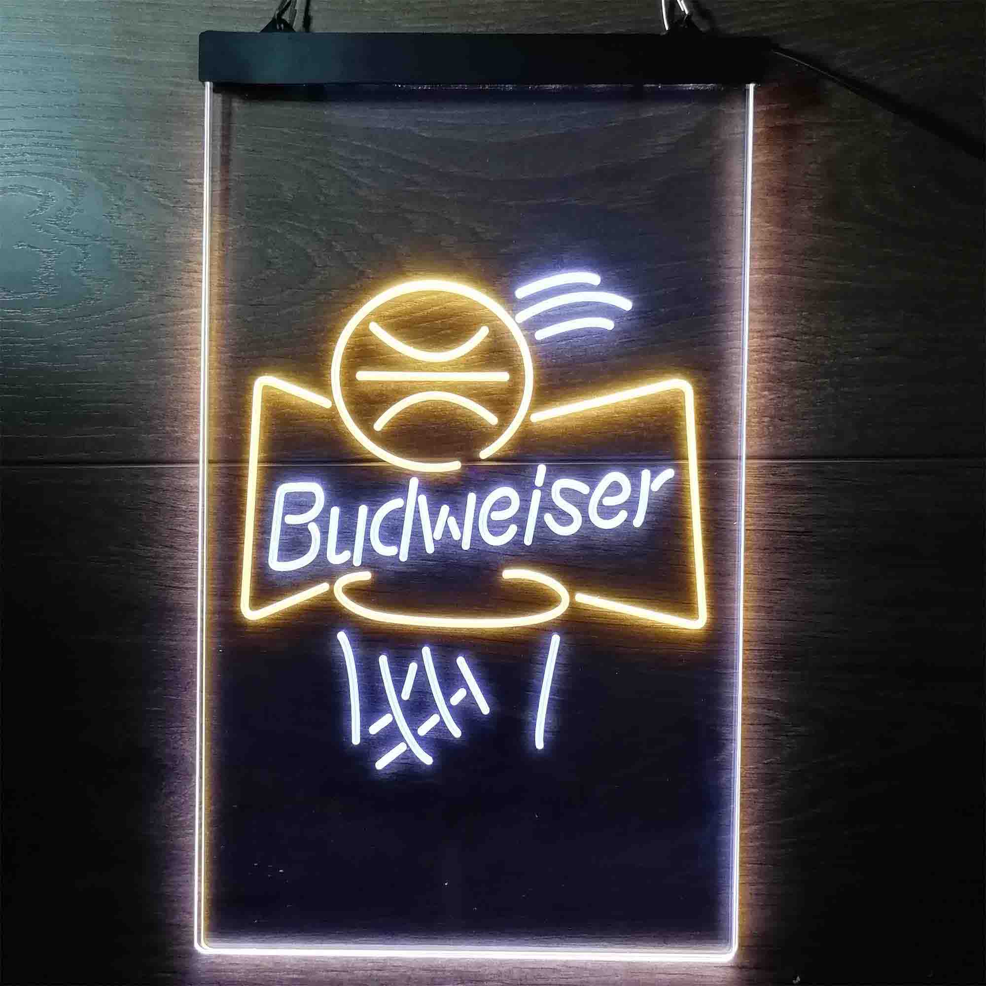 Budweiser Basketball Net Neon-Like LED Sign - Image 9